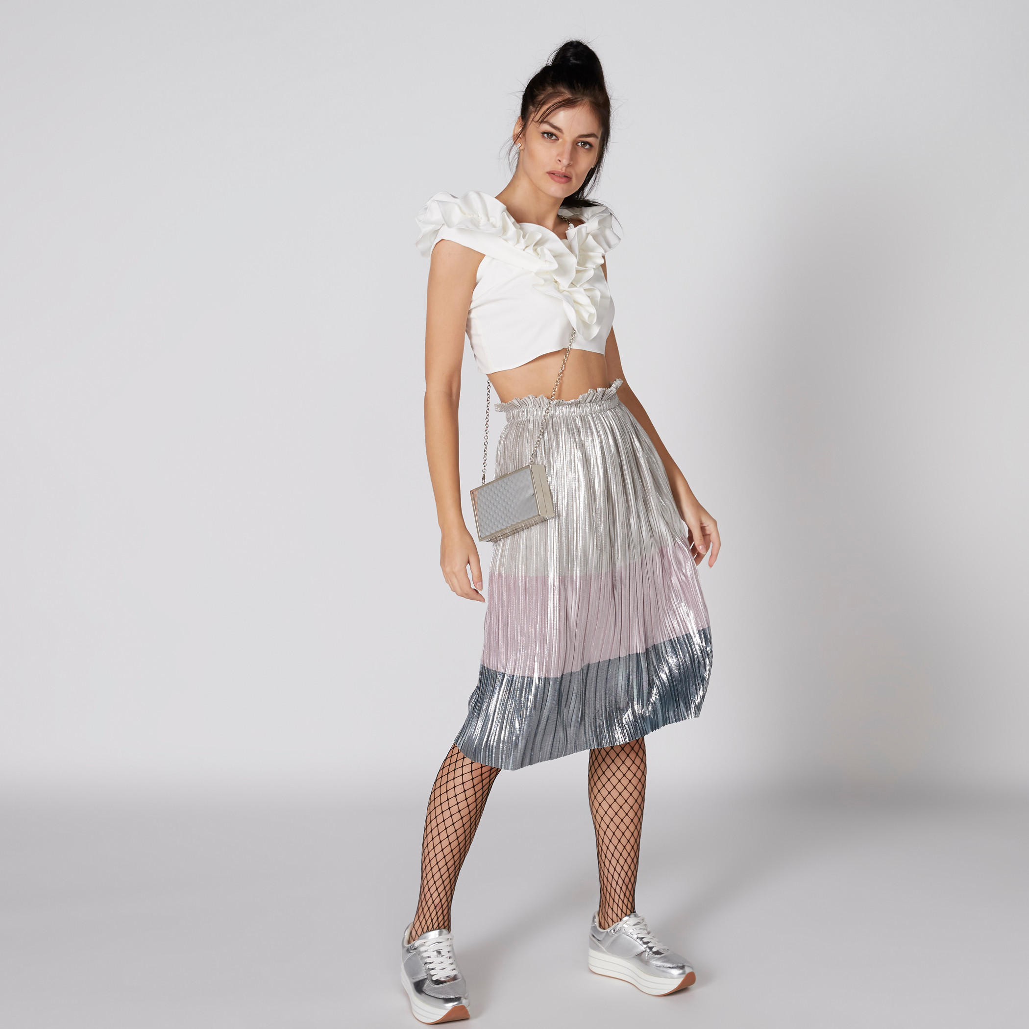 Off Shoulder Crop Top with Ruffle Detail-women-clothing-shirtsandblouses-blouses-image-3