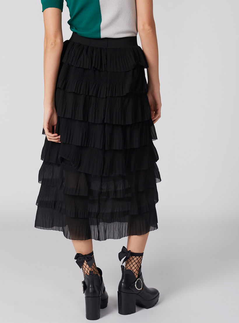 تنورة ميدي طبقات بخصر مطاطي-women-clothing-bottoms-skirts-image-4