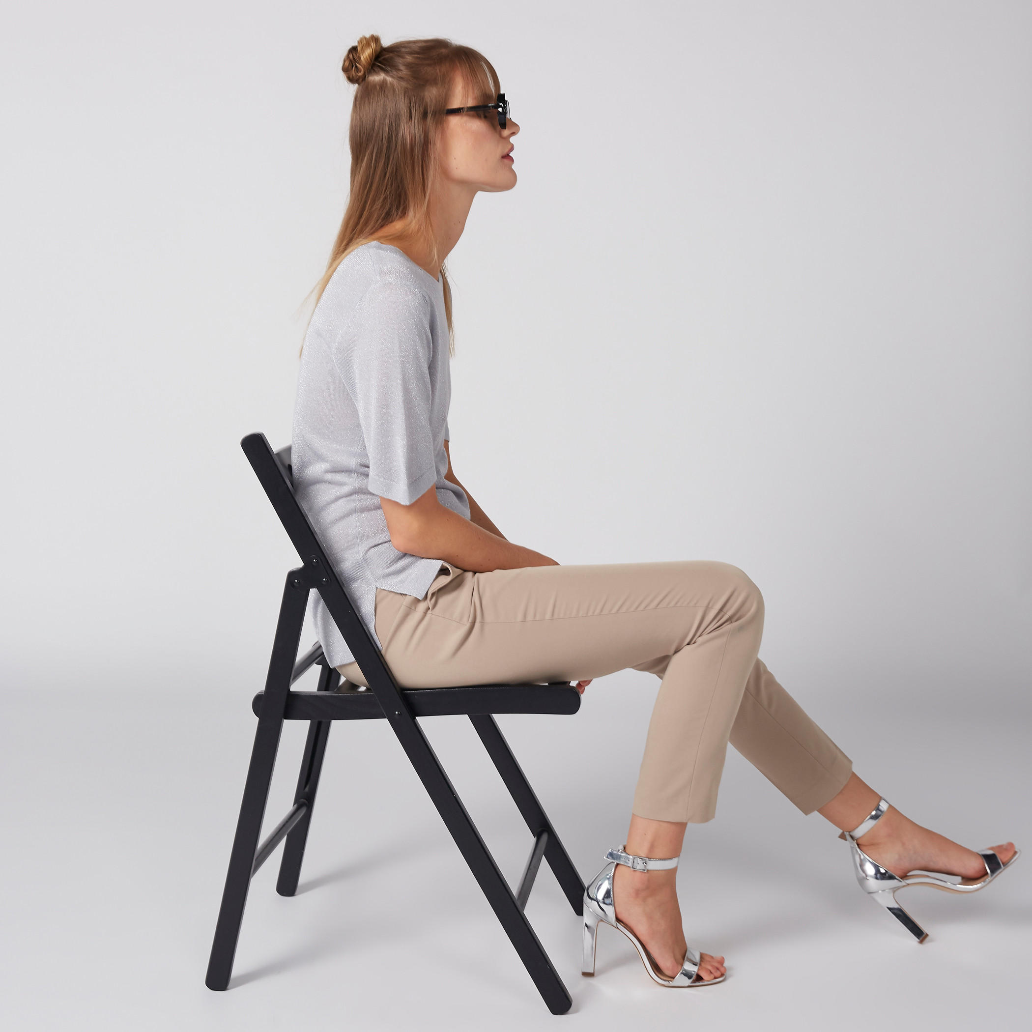 بلوزة بياقة مستديرة وأكمام قصيرة-women-clothing-shirtsandblouses-blouses-image-3
