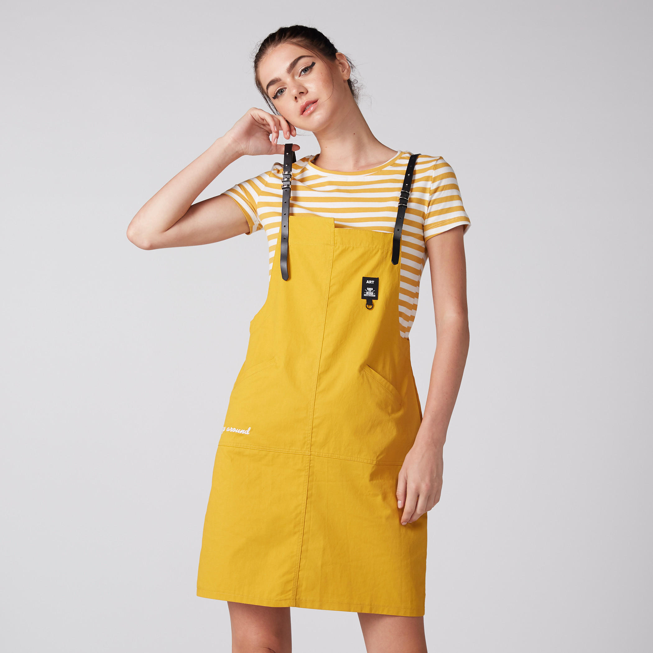 مريلة ميدي بجيوب-women-clothing-dresses-image-1