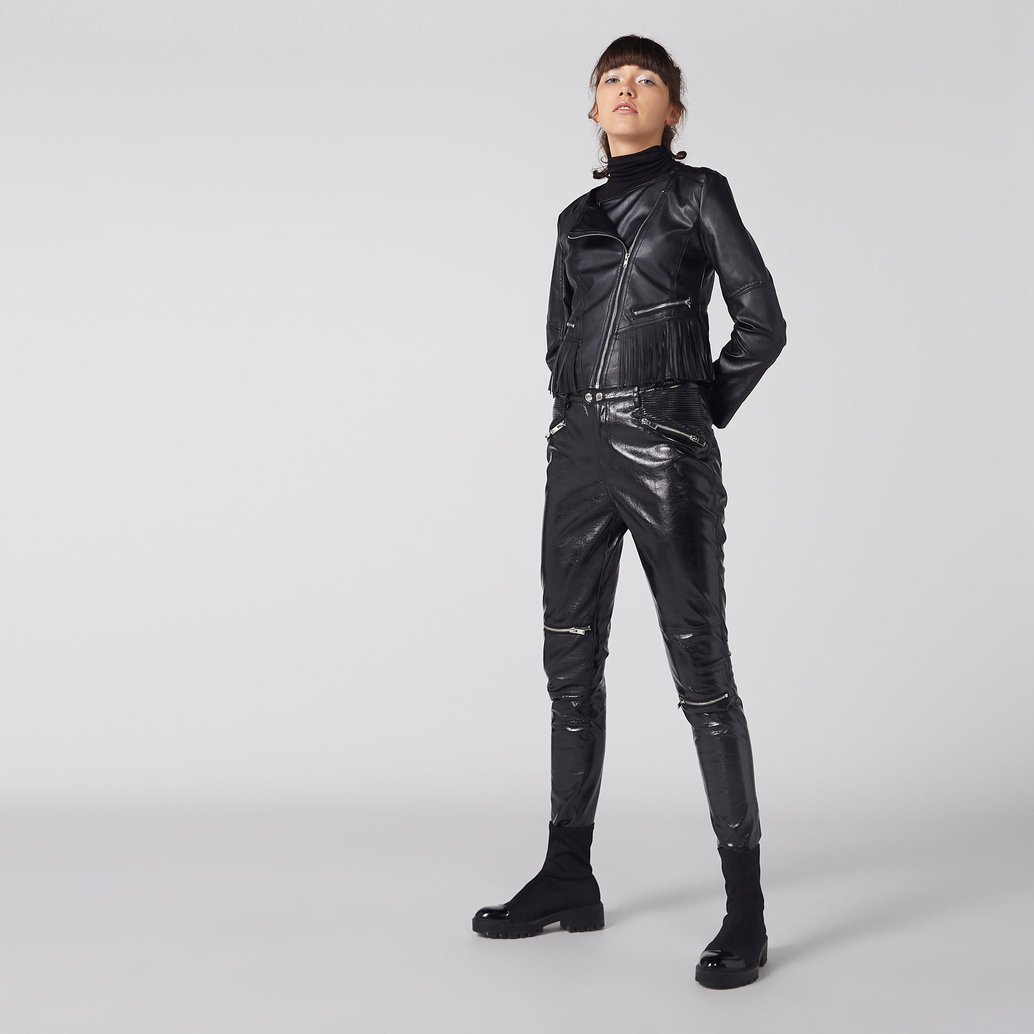 جاكيت بايكّر بأكمام طويلة وسحّاب إغلاق وشرّابات-women-winterwear-coatsandjackets-jackets-image-3
