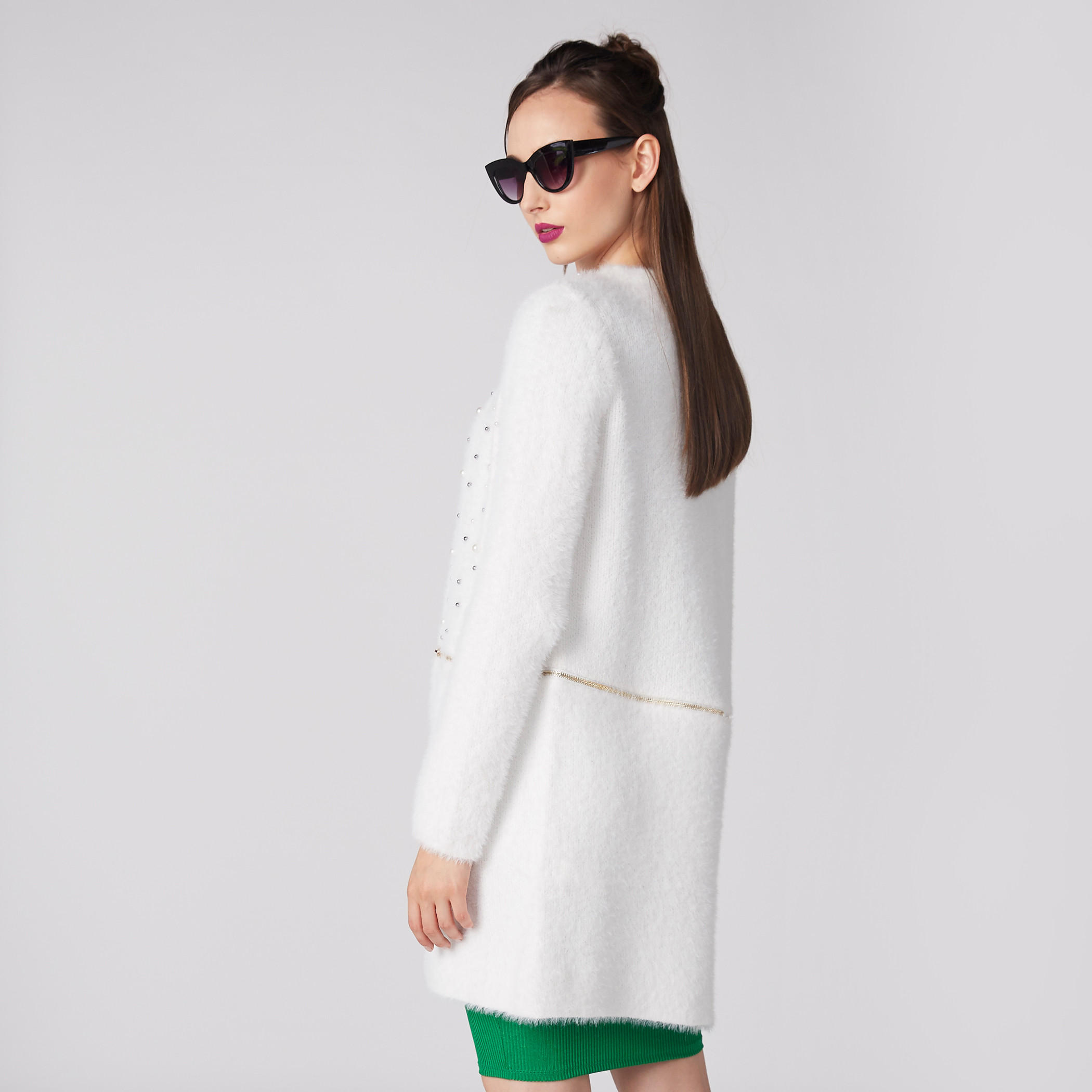 سترة كارديجن بأكمام طويلة وتفاصيل لؤلؤ-women-winterwear-cardigansandjumpers-cardigans-image-3