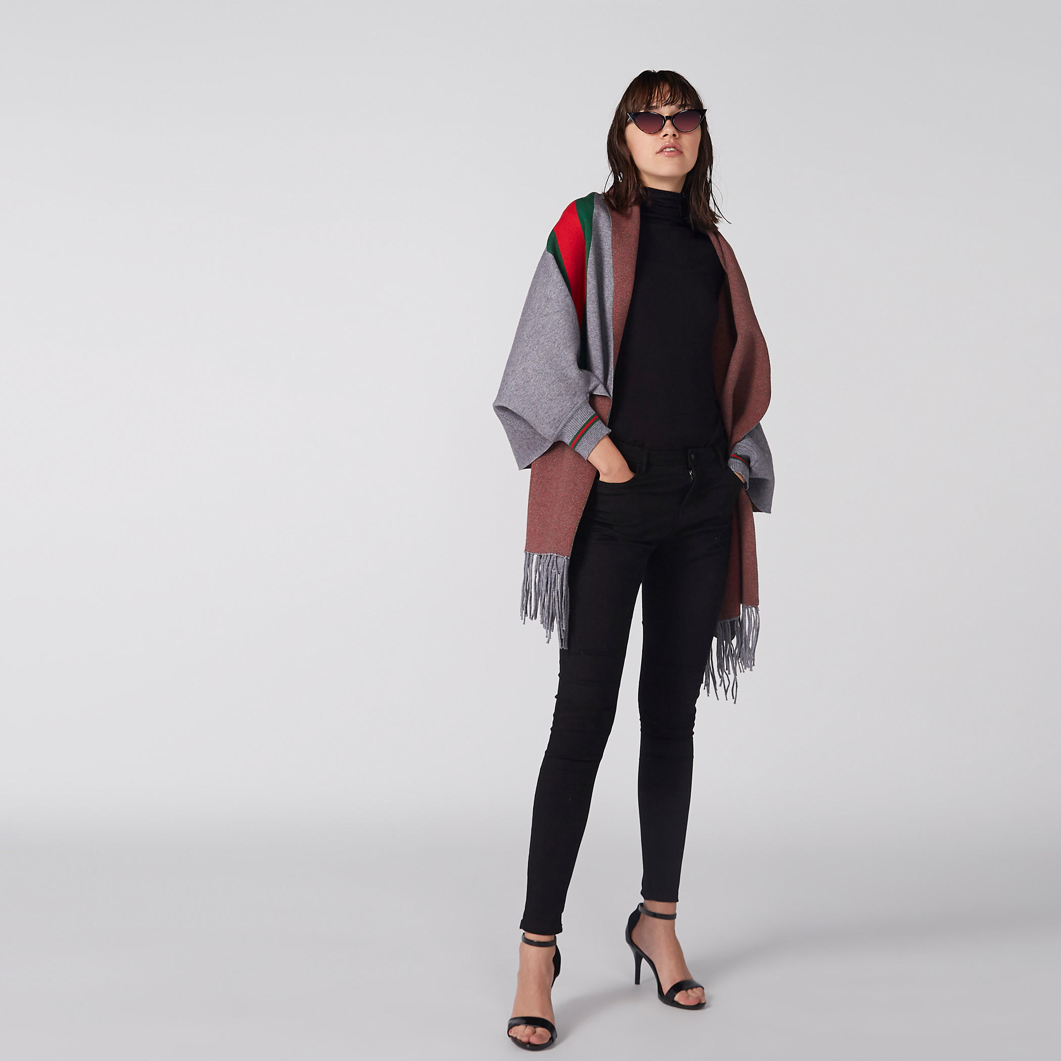Textured Cardigan with Tassels-women-winterwear-cardigansandjumpers-cardigans-image-3
