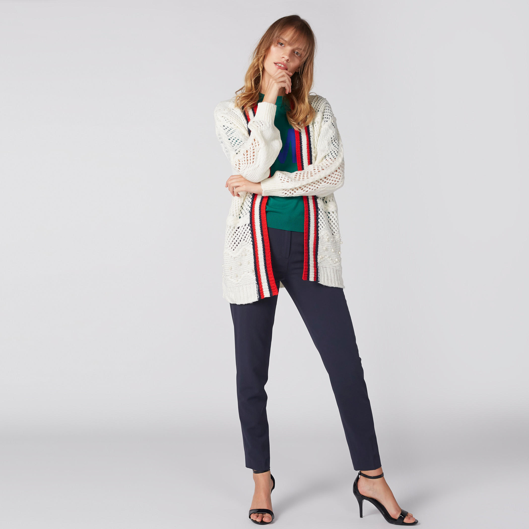 كارديجن مفتوح من المقدّمة بأكمام طويلة وتفاصيل لؤلؤ-women-winterwear-cardigansandjumpers-cardigans-image-1