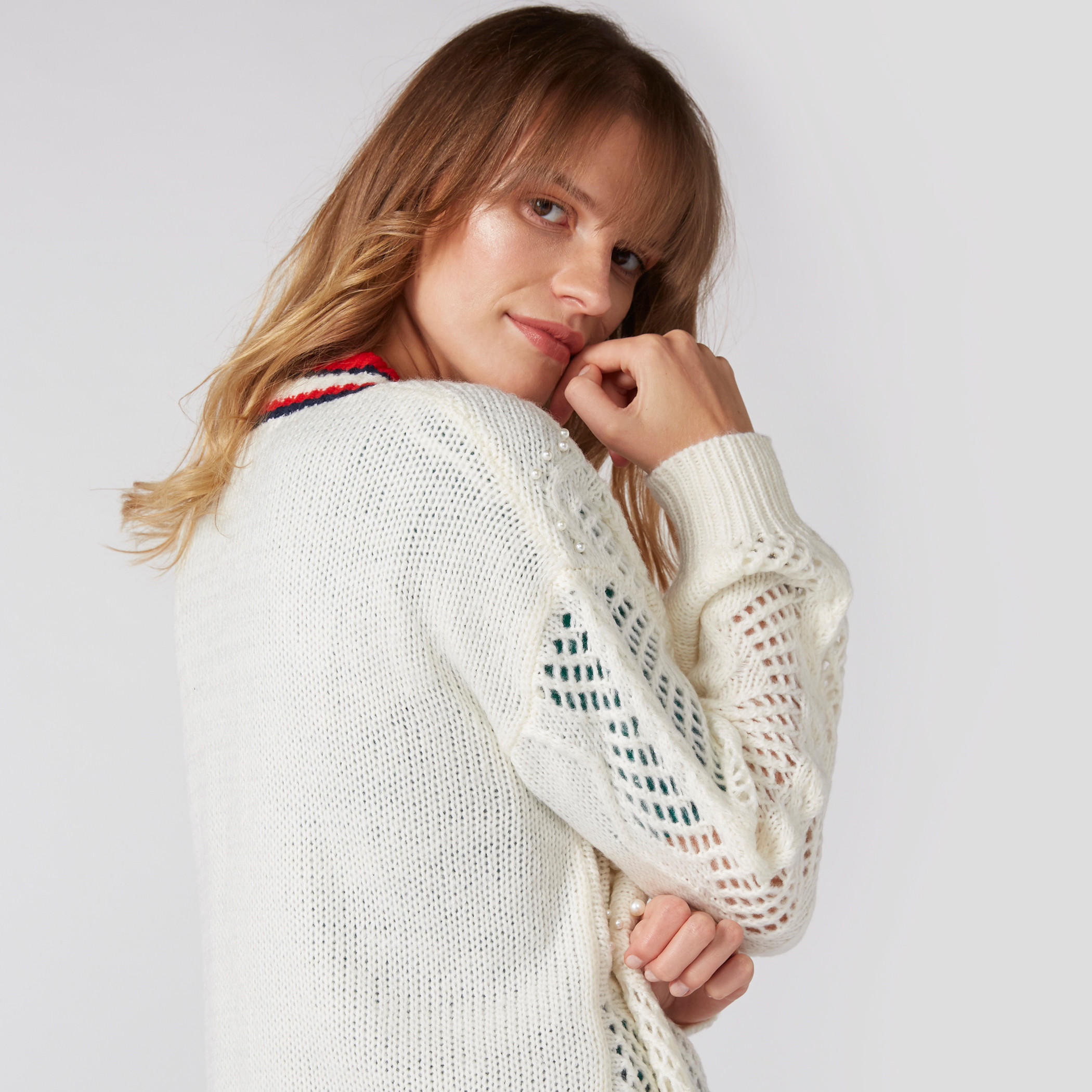 كارديجن مفتوح من المقدّمة بأكمام طويلة وتفاصيل لؤلؤ-women-winterwear-cardigansandjumpers-cardigans-image-7