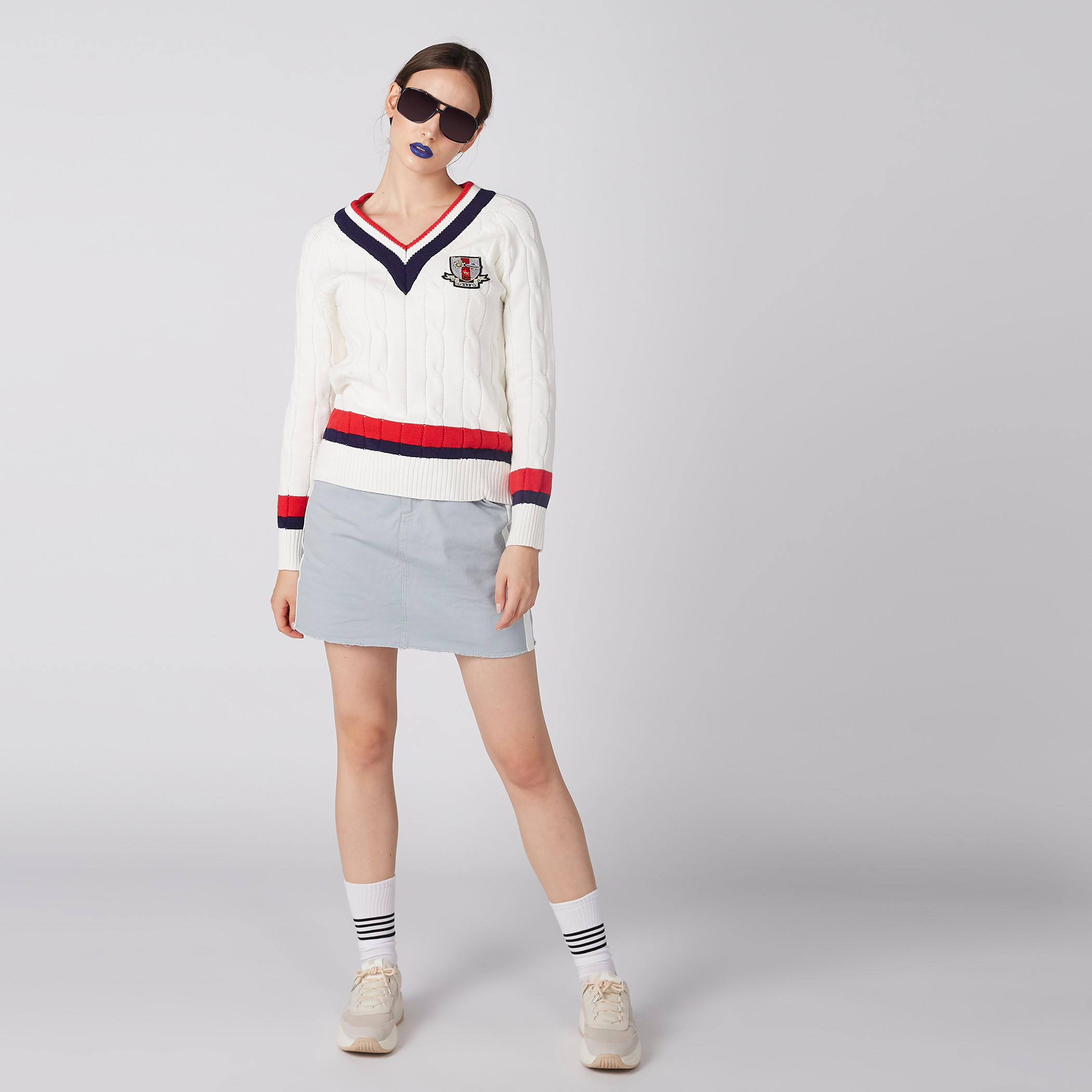 كنزة بياقة V وأكمام طويلة وطبعات-women-clothing-cardigansandjumpers-jumpers-image-3