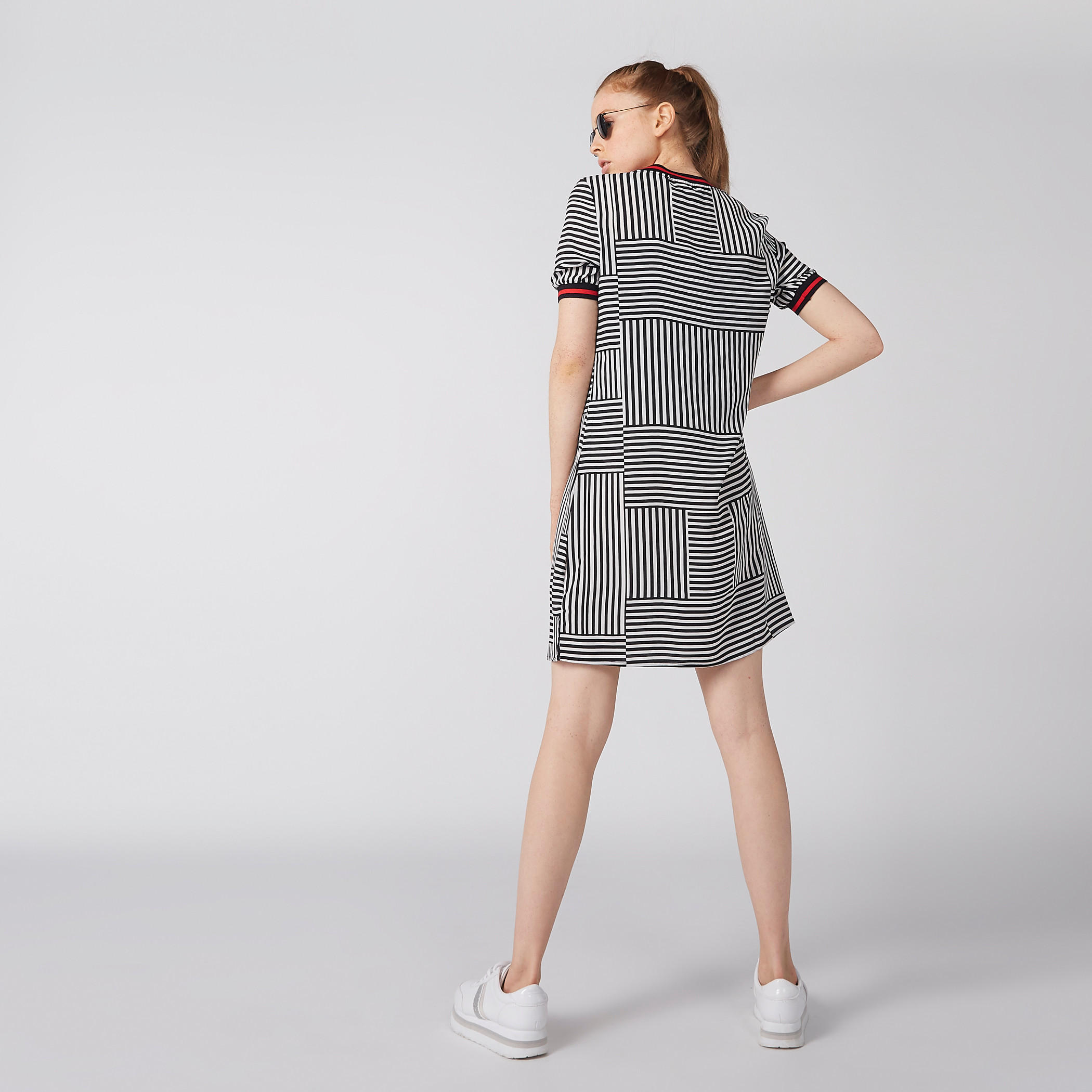 فستان مقلّم بأكمام قصيرة-women-clothing-dresses-image-3