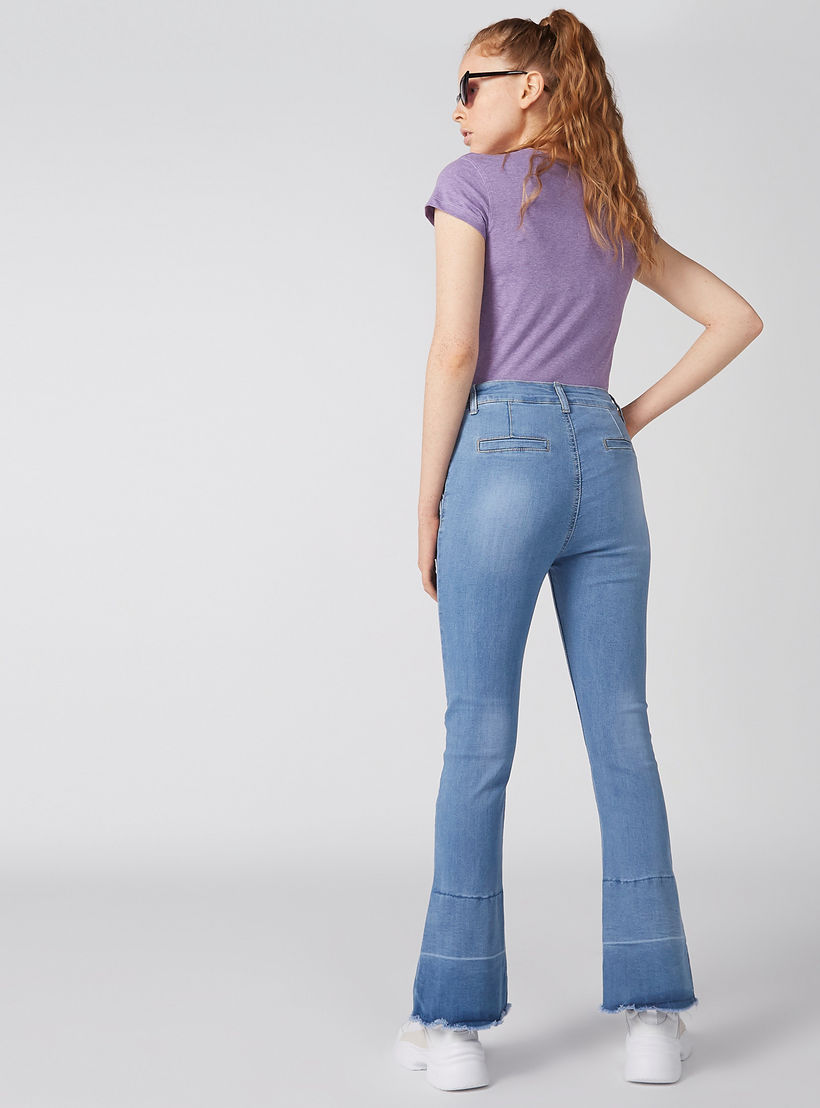 سروال بيل بوتوم بزر إغلاق وجيوب-women-clothing-bottoms-jeans-image-4