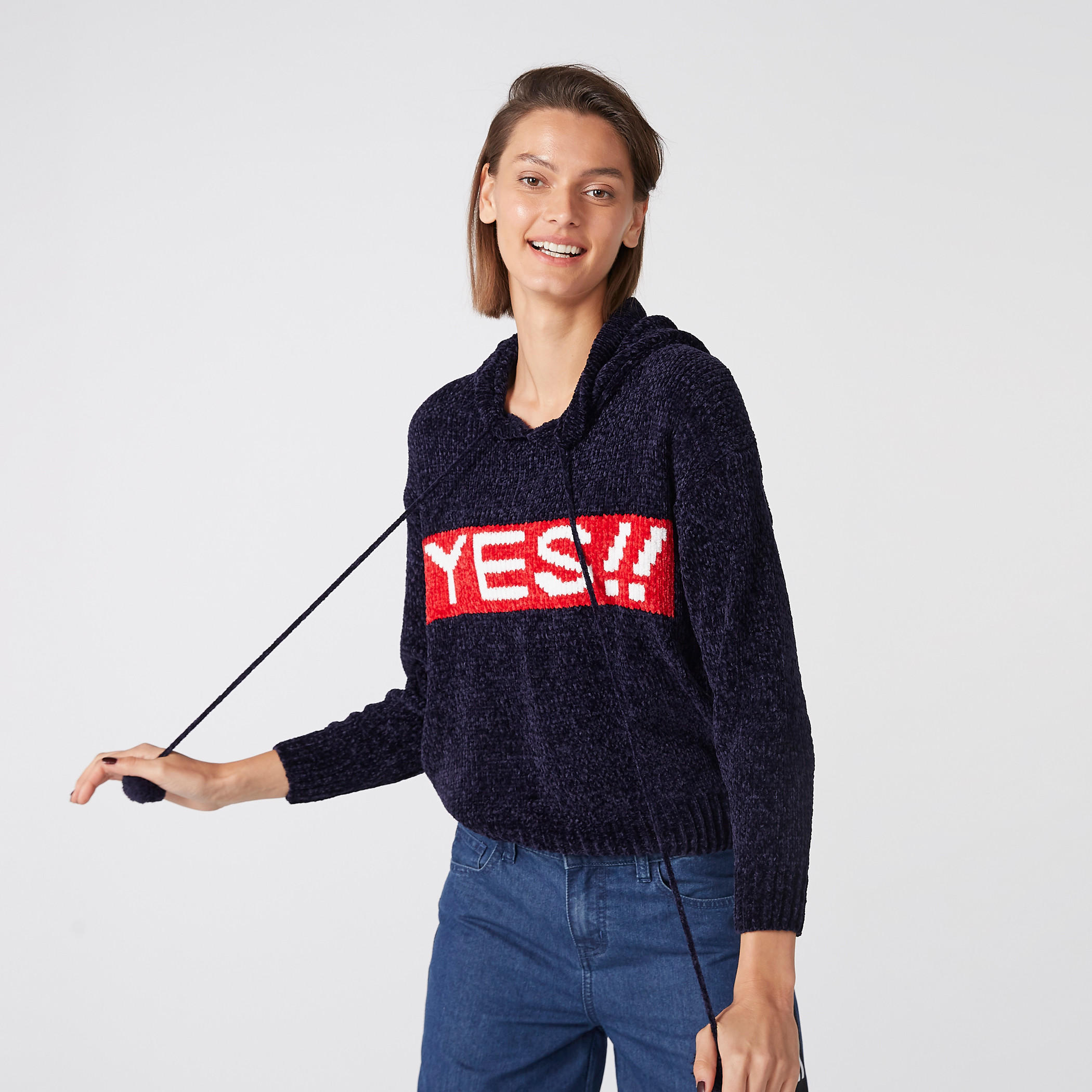 سويتر بأكمام طويلة وقبعة-women-winterwear-hoodiesandsweatshirts-hoodies-image-1