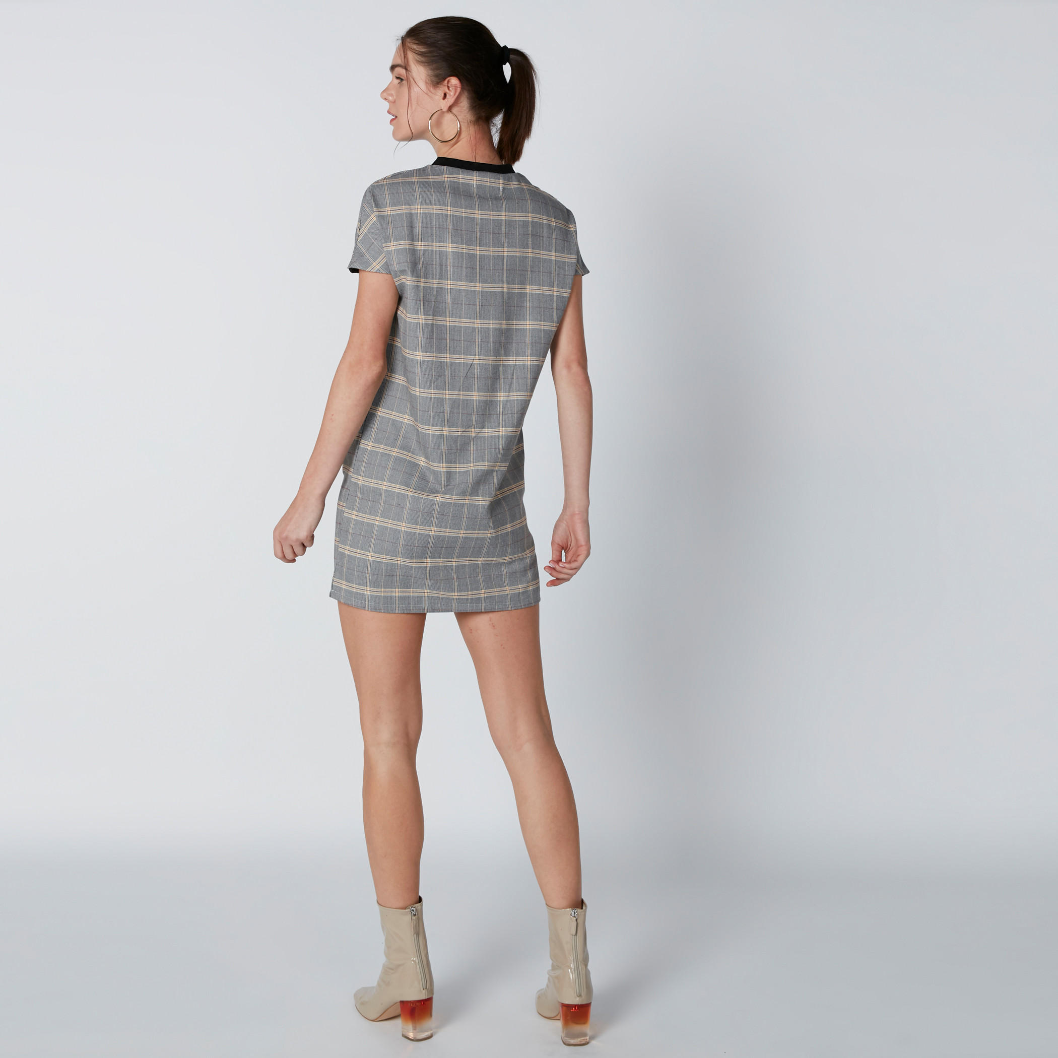 فستان ميني كاروهات بجيوب وسحّاب-women-clothing-dresses-image-2