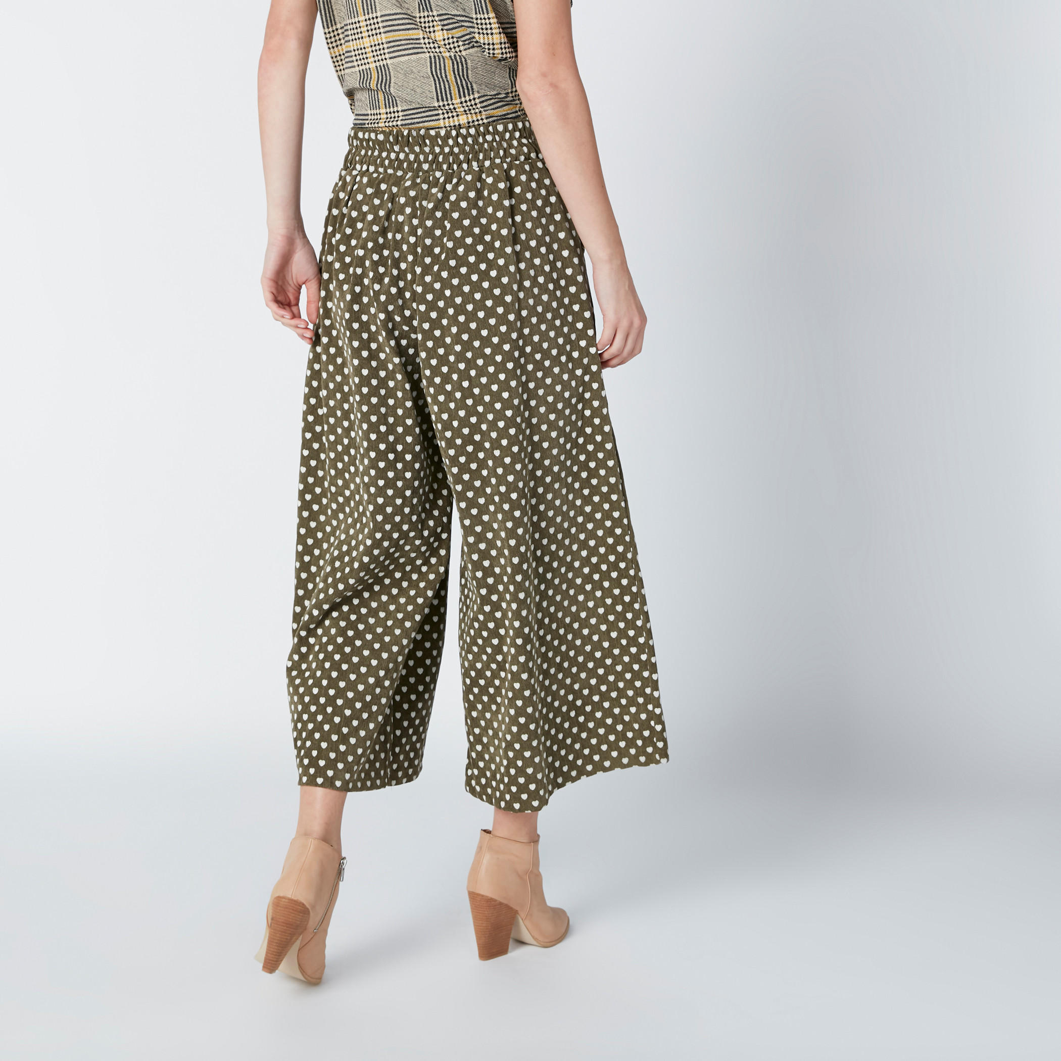 Printed Flexi Waist Culottes in Wide Fit with Pocket Detail-women-clothing-bottoms-trousers-image-2