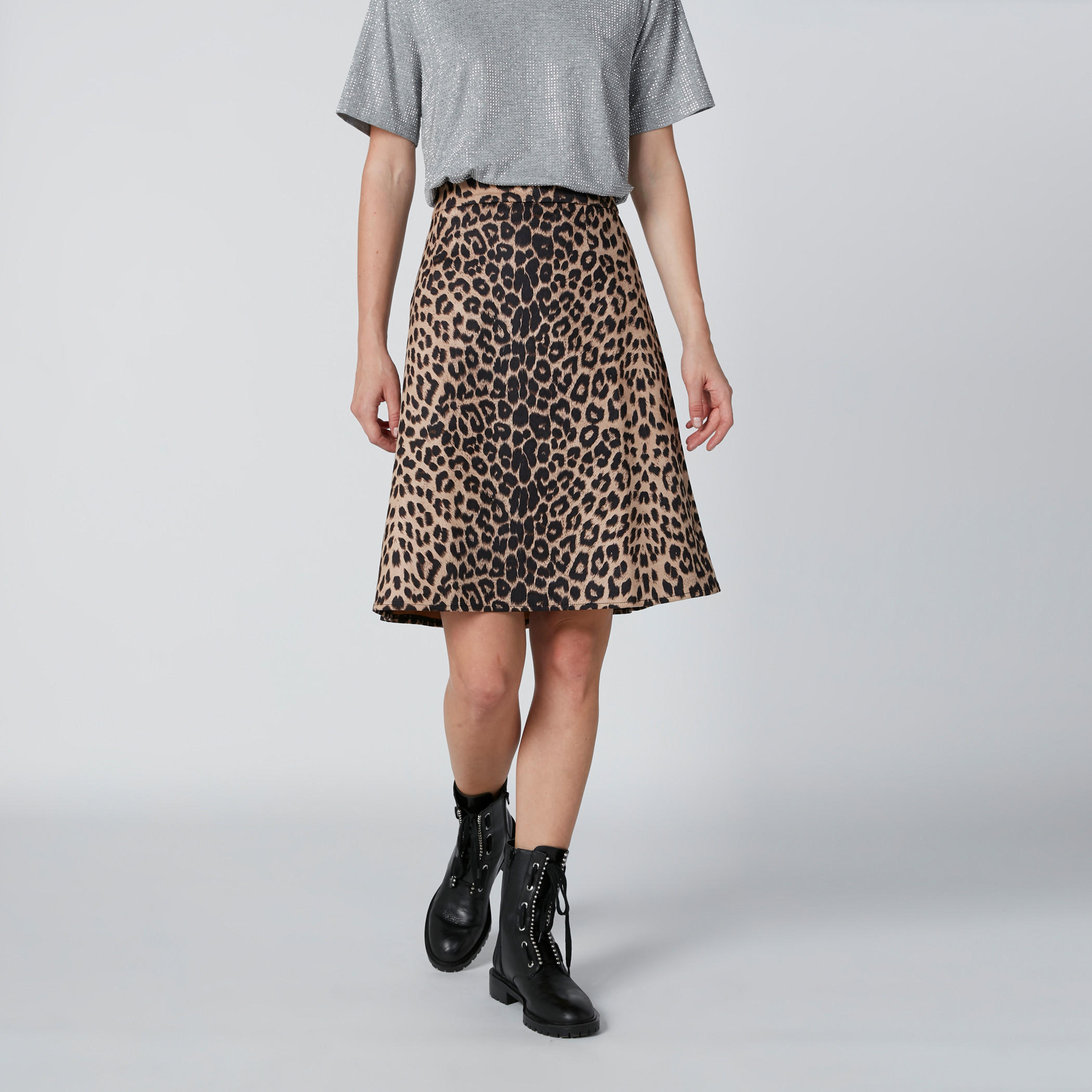 تنورة إيه لاين متوسطة الطول بطبعات-women-clothing-bottoms-skirts-image-4