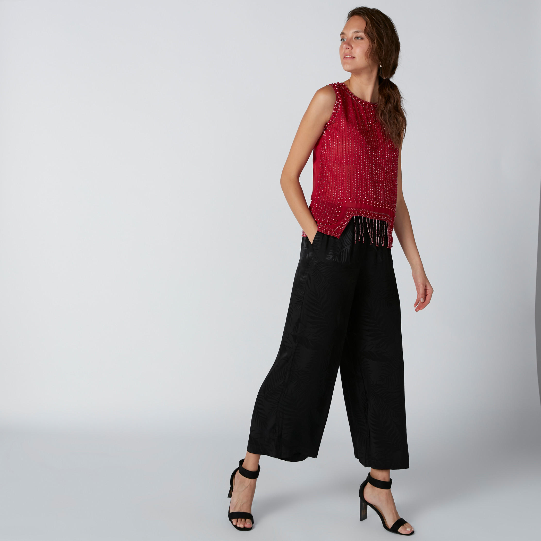 Embellished Sleeveless Top with Round Neck-women-clothing-shirtsandblouses-blouses-image-8