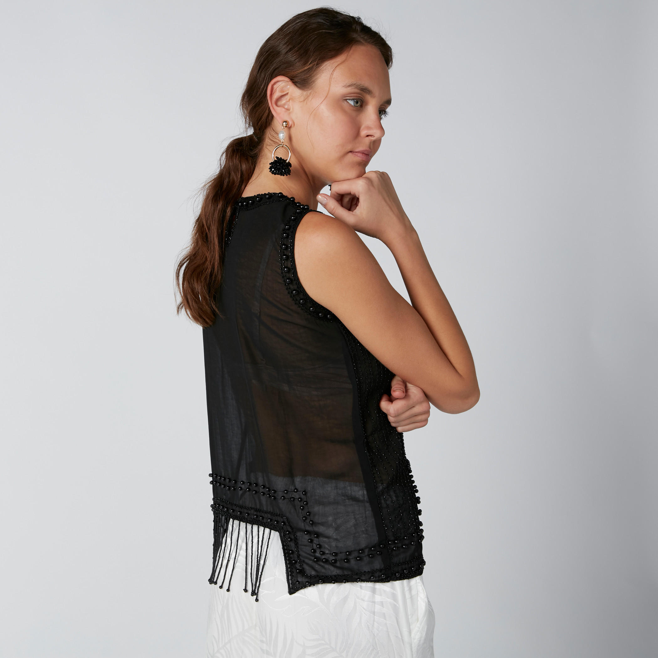 Embellished Sleeveless Top with Round Neck-women-clothing-shirtsandblouses-blouses-image-12
