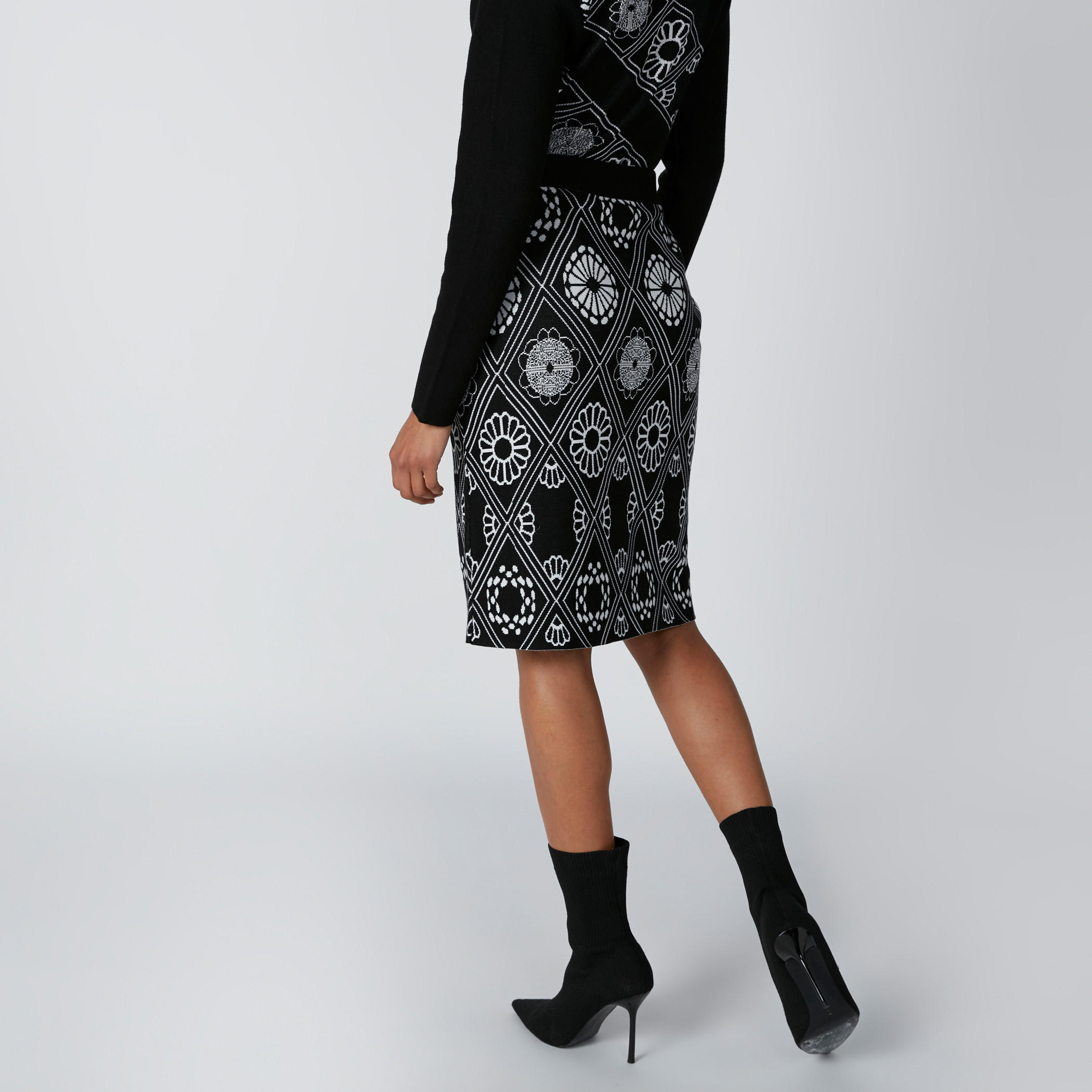 Printed Pencil Midi Skirt-women-clothing-bottoms-skirts-image-2