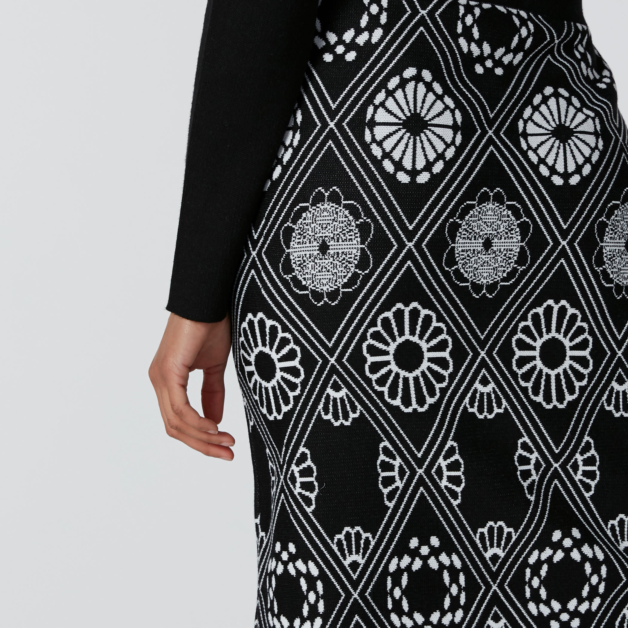 Printed Pencil Midi Skirt-women-clothing-bottoms-skirts-image-4