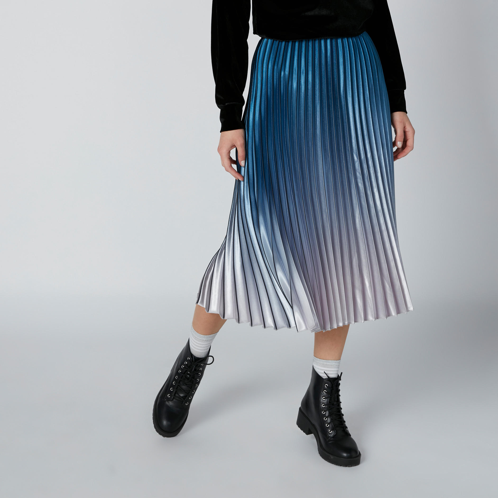 تنورة إىه لاين متوسطة الطول-women-clothing-bottoms-skirts-image-1
