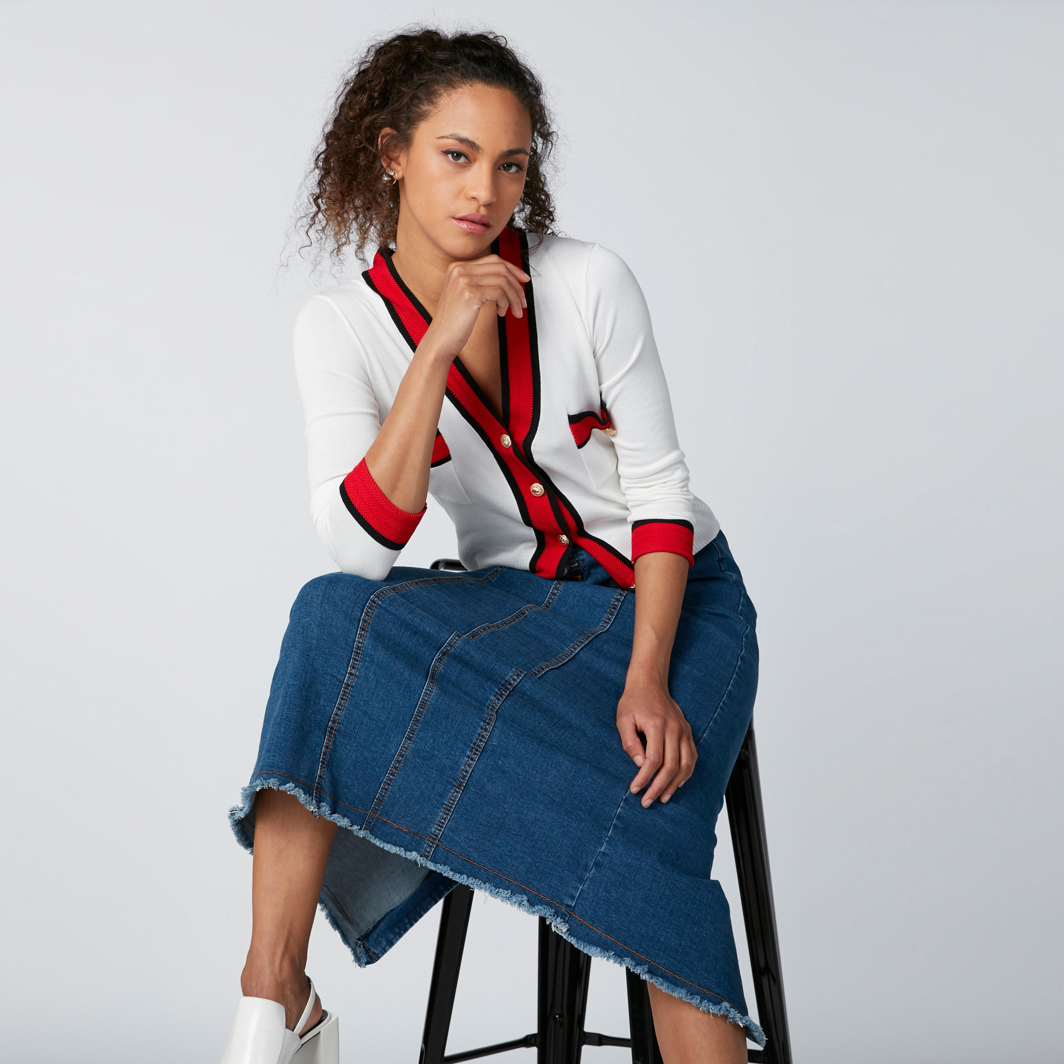 بلوزة بياقة V وأكمام طويلة وجيوب-women-clothing-cardigansandjumpers-jumpers-image-1