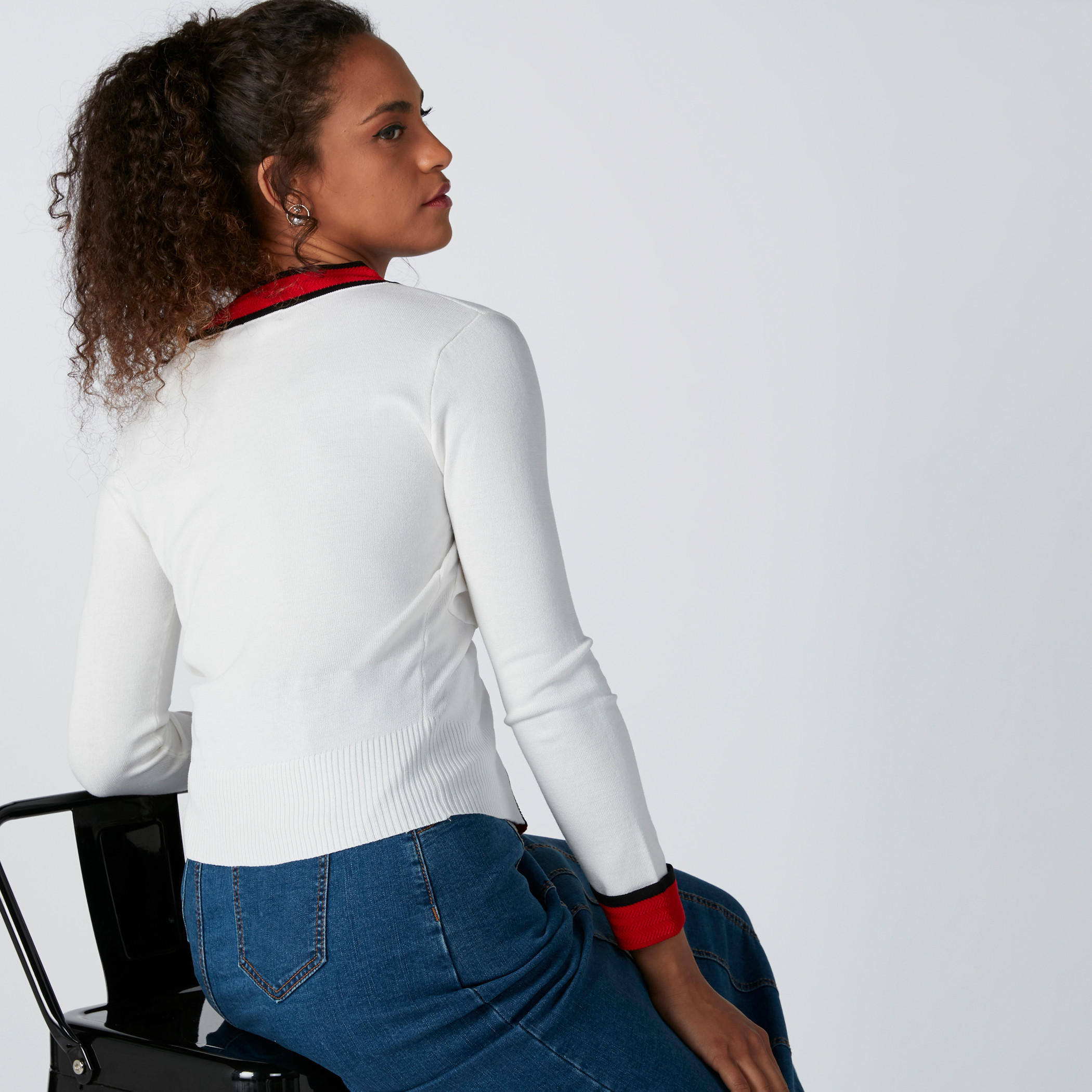 بلوزة بياقة V وأكمام طويلة وجيوب-women-clothing-cardigansandjumpers-jumpers-image-2