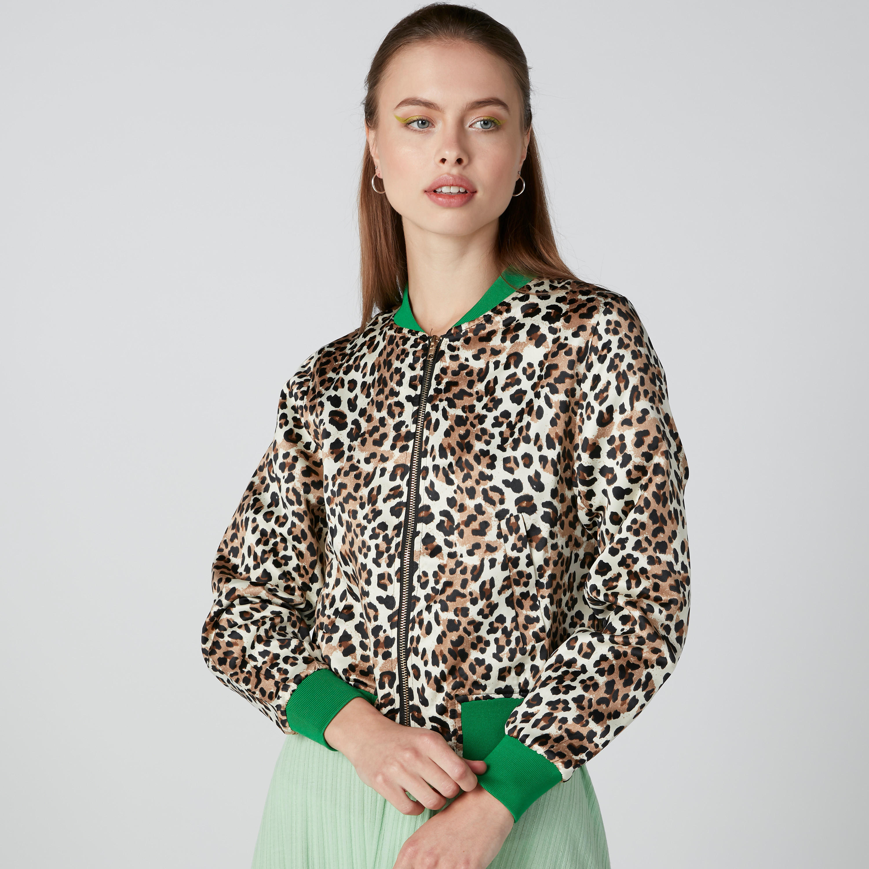 جاكيت بأكمام طويلة وسحّاب إغلاق وطبعات-women-winterwear-coatsandjackets-jackets-image-1