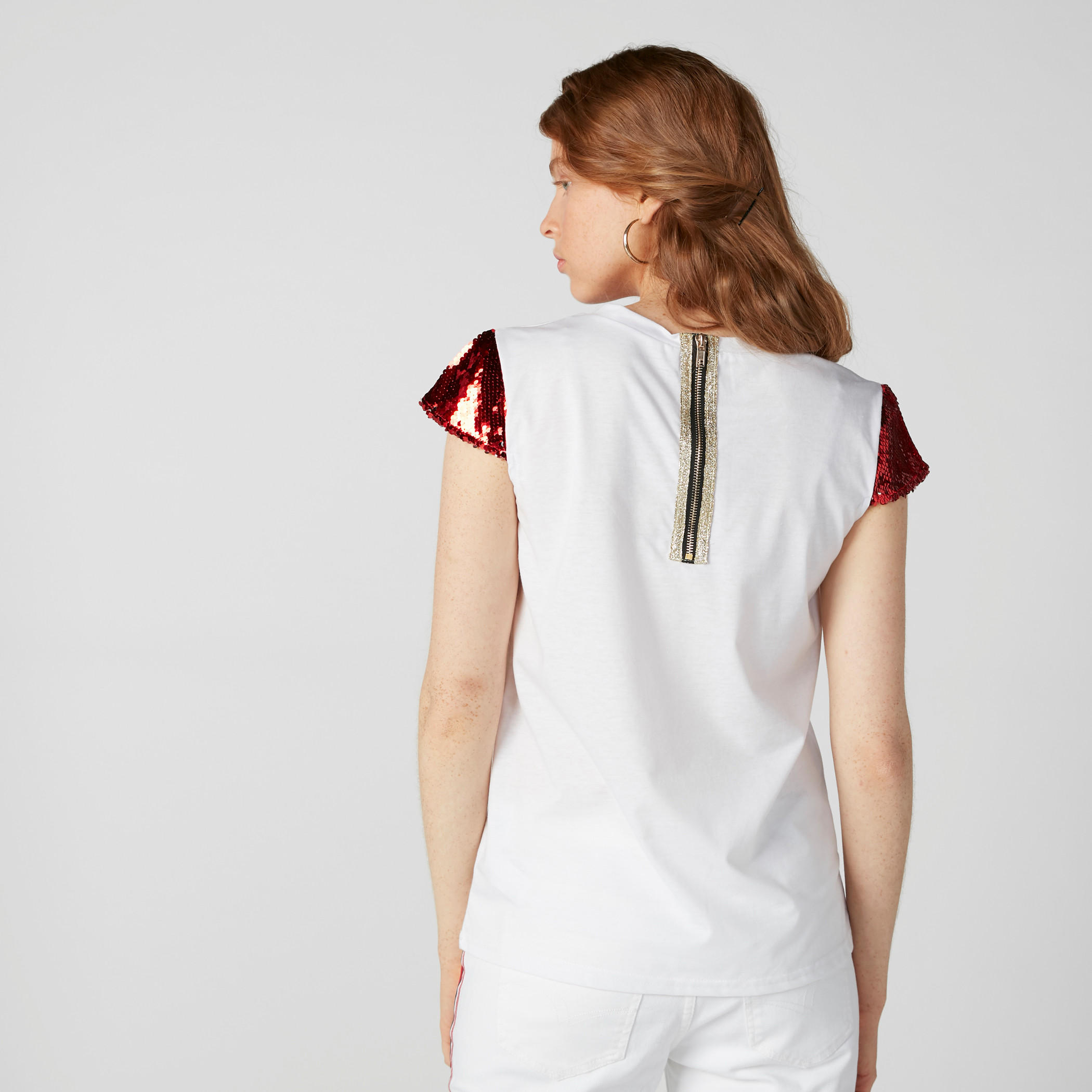 Printed Top with Sequin Detail-women-clothing-tshirts-image-2