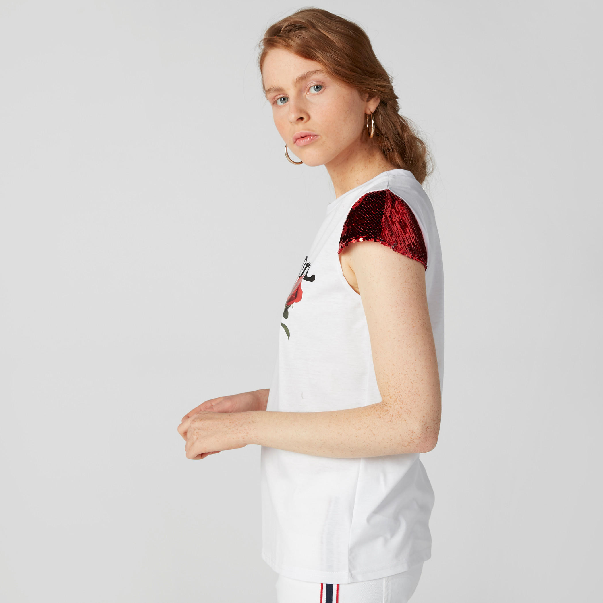 Printed Top with Sequin Detail-women-clothing-tshirts-image-4