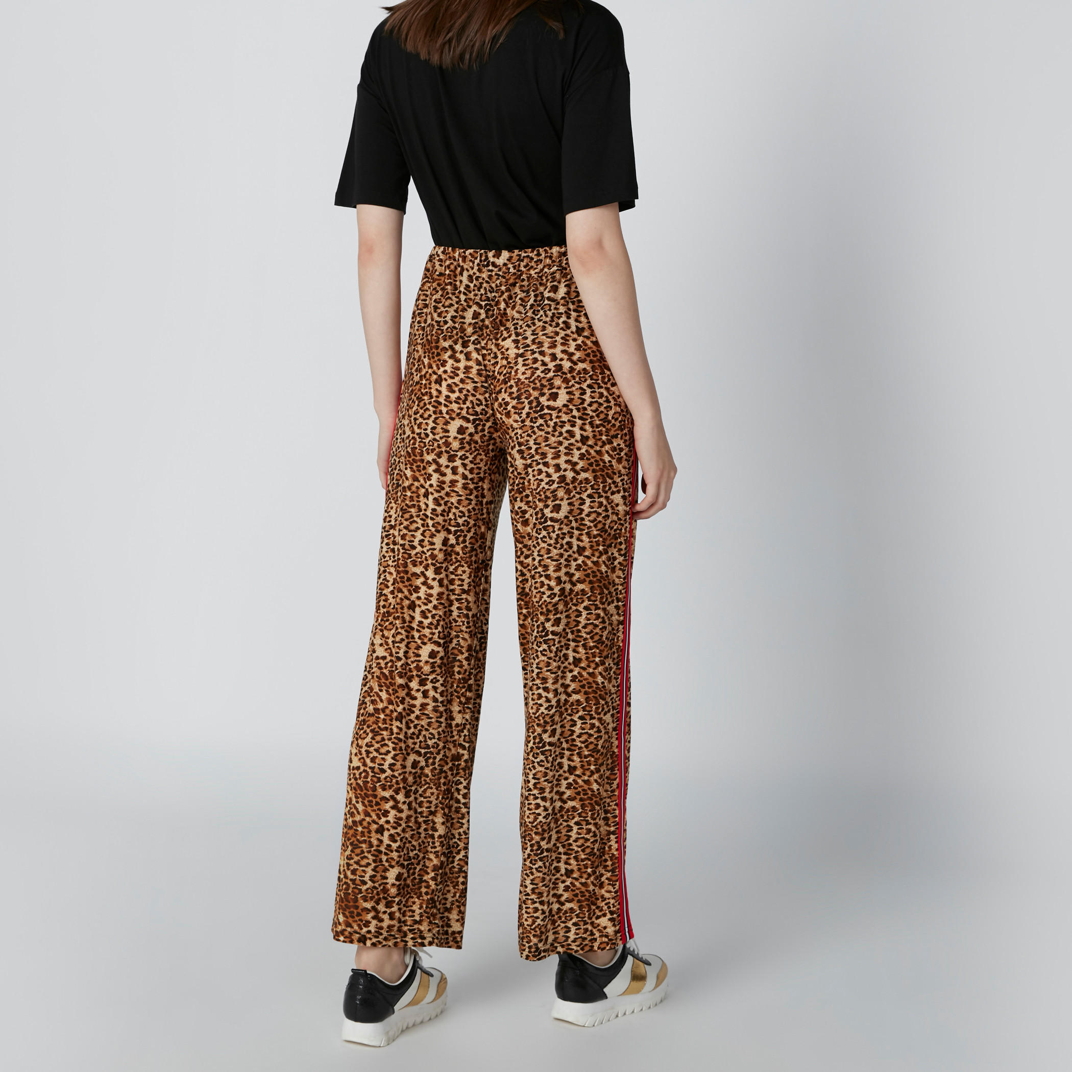 بنطال بالازو بخصر مطّاطي وشريطة وطبعات-women-clothing-bottoms-trousers-image-2
