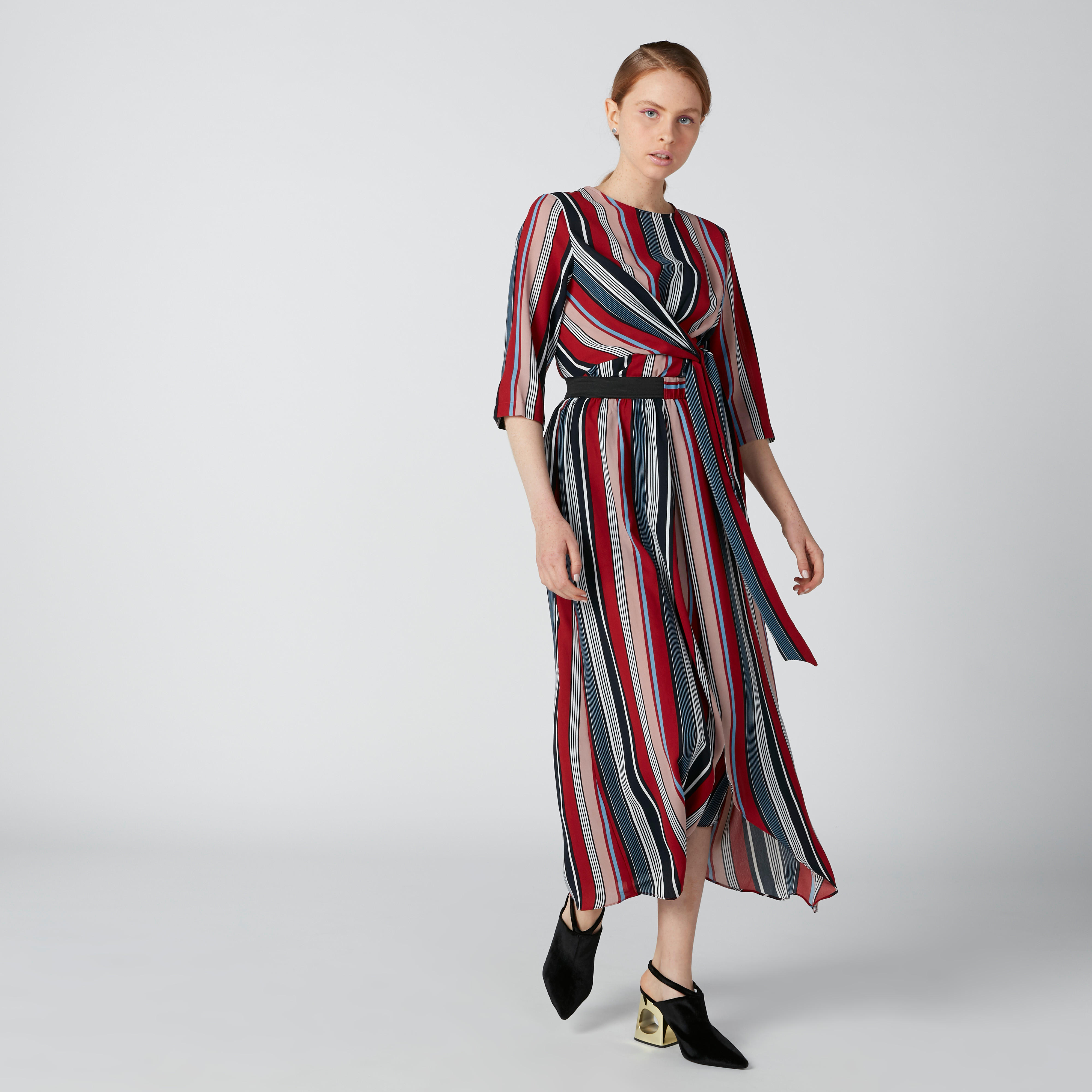 Striped Wrap Style Asymmetric Palazzo-women-clothing-bottoms-trousers-image-2