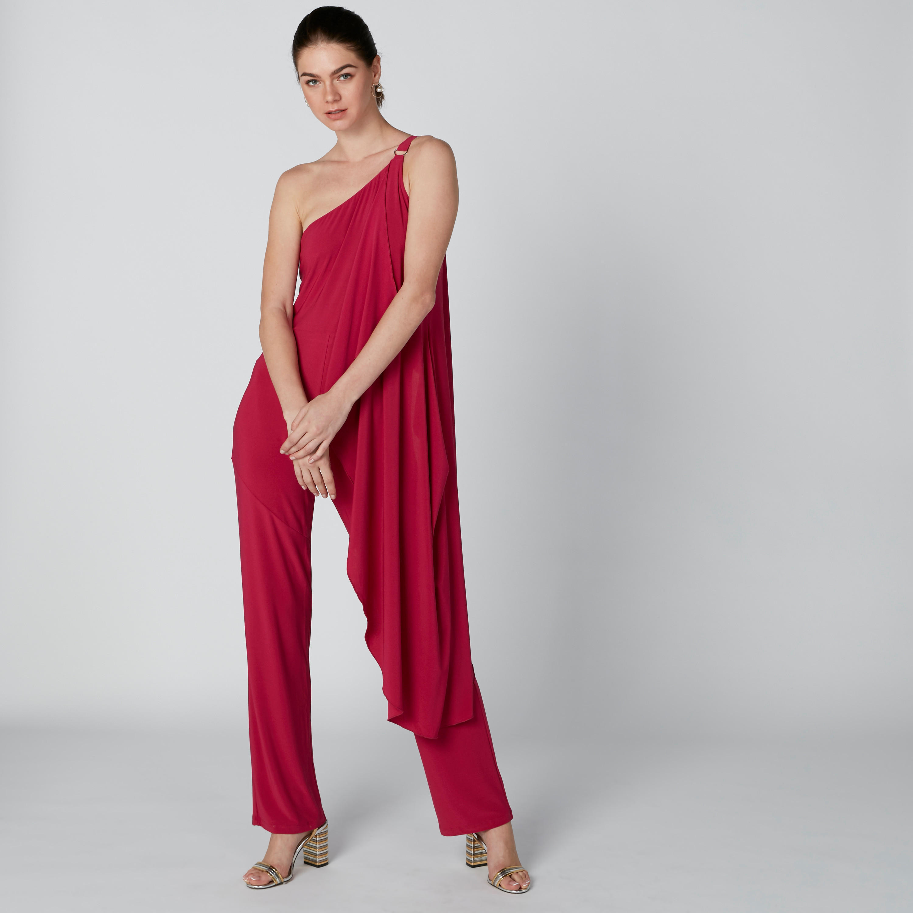 أفرول بكتف واحد وتفاصيل كشكش وحلقات-women-clothing-jumpsuits-image-4