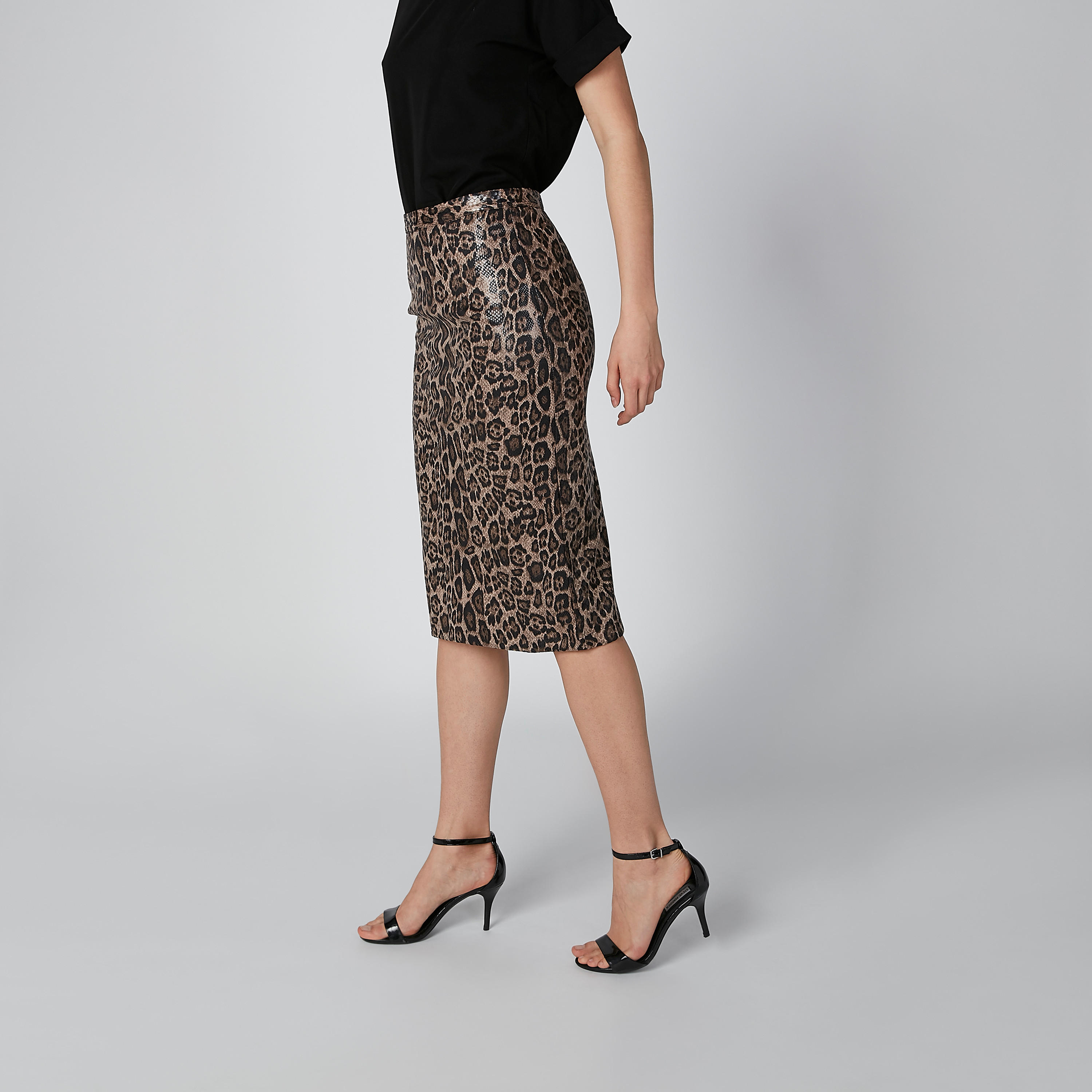 تنورة بقصّة ضيّقة وطبعات حيوانات-women-clothing-bottoms-skirts-image-2