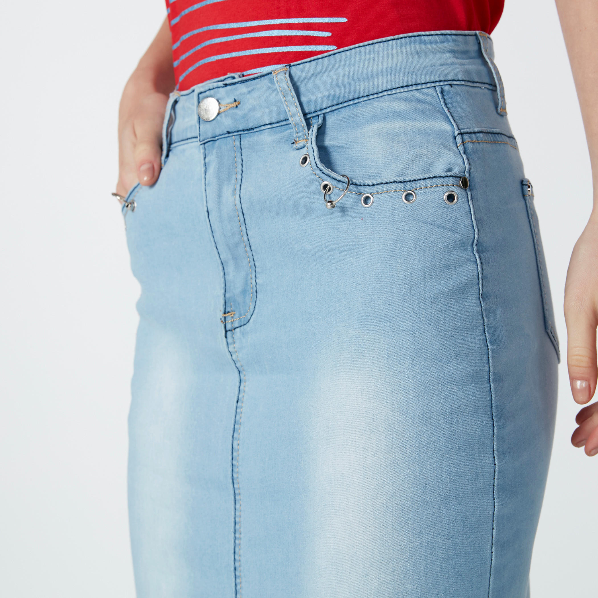 Denim Maxi Skirt with Eyelet and Pocket Detail-women-clothing-bottoms-skirts-image-4