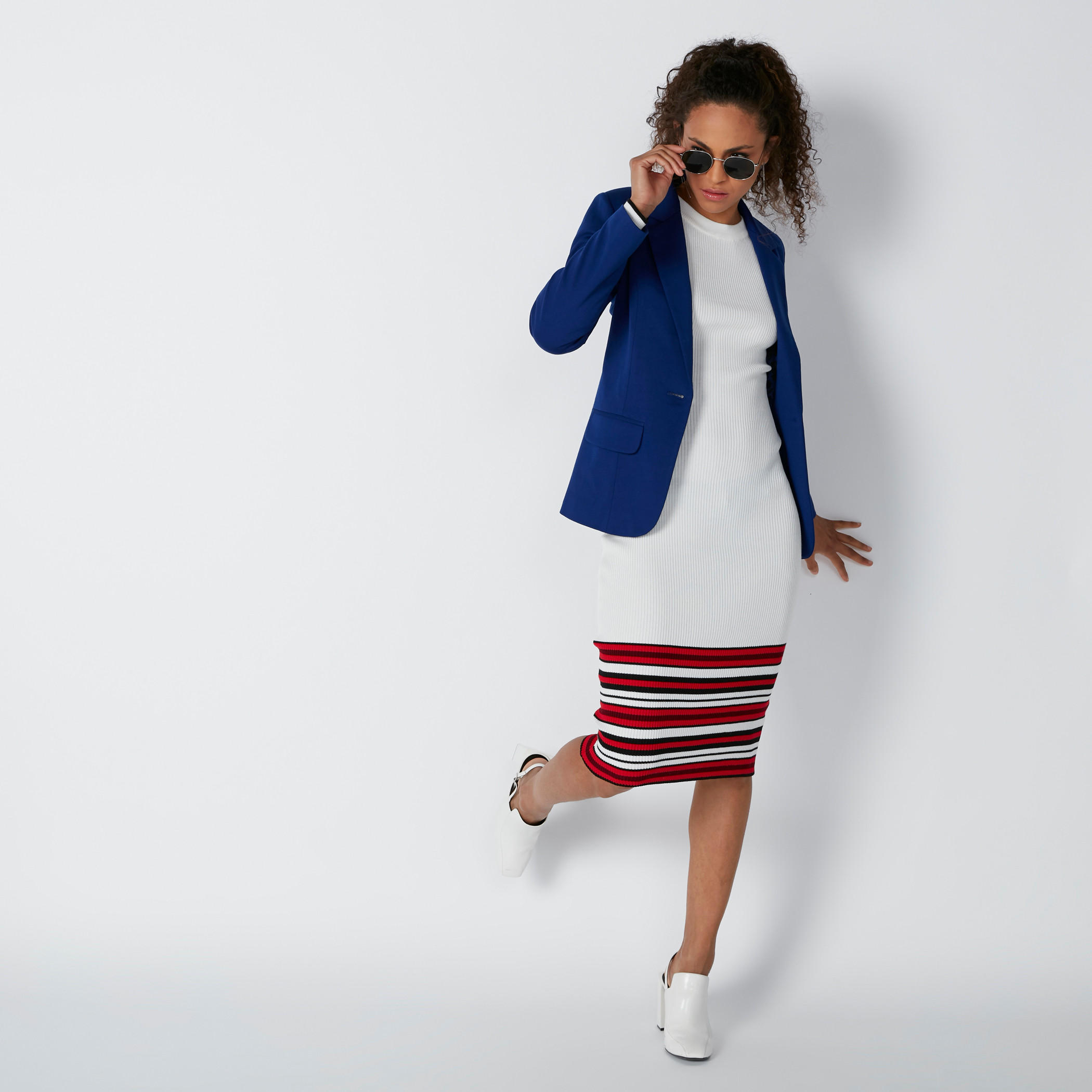 فستان واسع متوسط الطول بأكمام طويلة-women-clothing-dresses-image-3