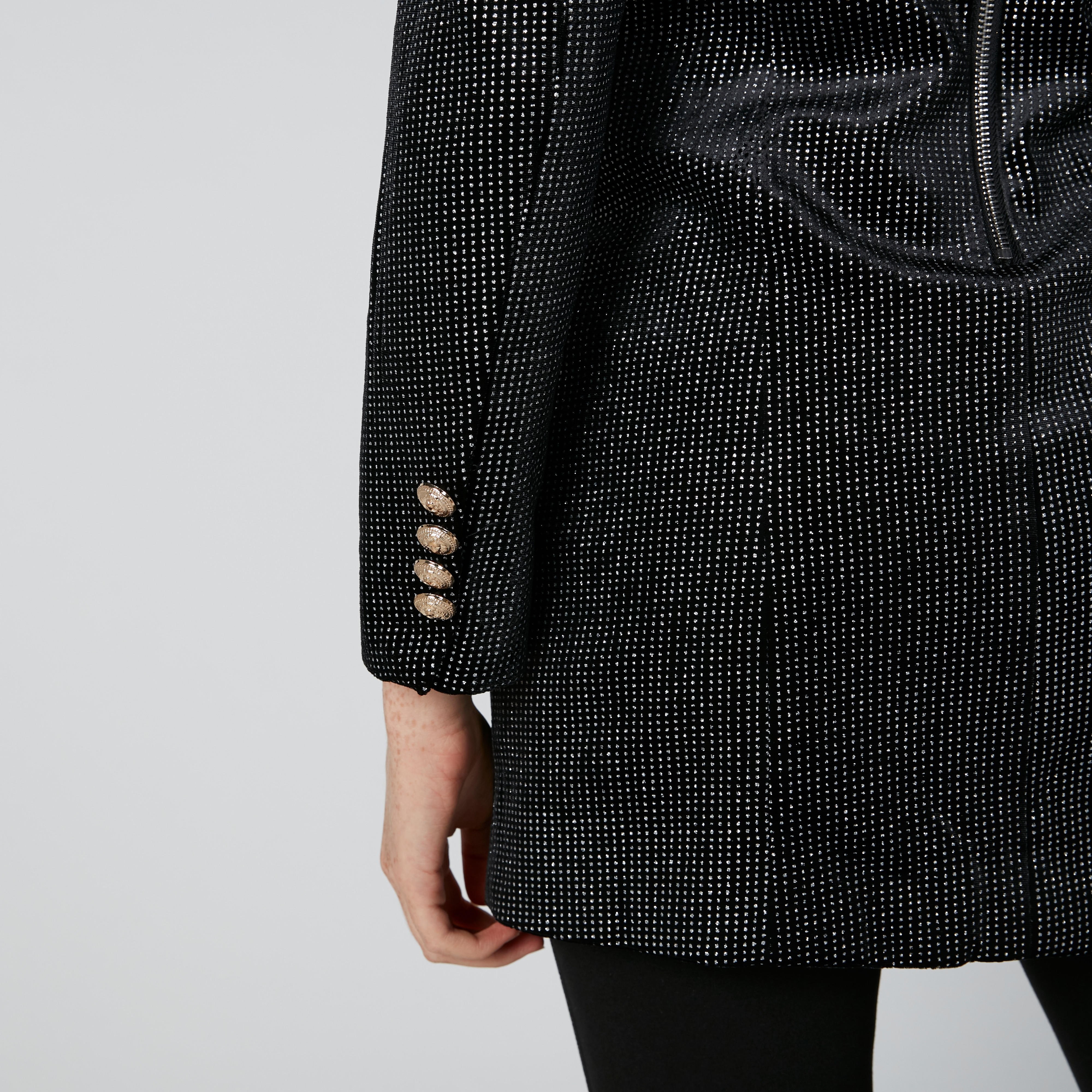 جاكيت بارز الملمس بسحّاب إغلاق من تو إكستريمز-women-winterwear-coatsandjackets-jackets-image-3