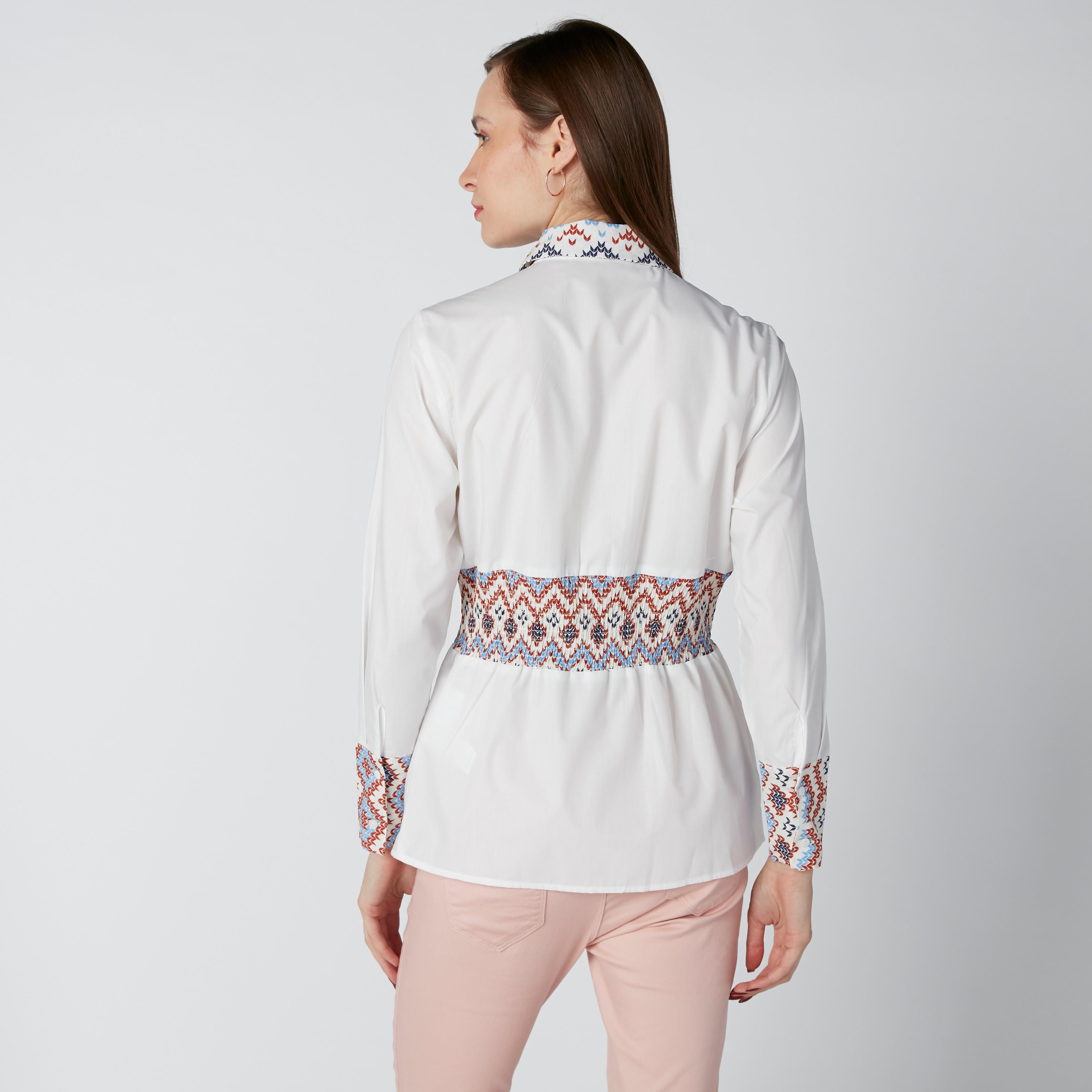 Embroidered Shirt with Long Sleeves and Complete Placket-women-clothing-shirtsandblouses-shirts-image-2