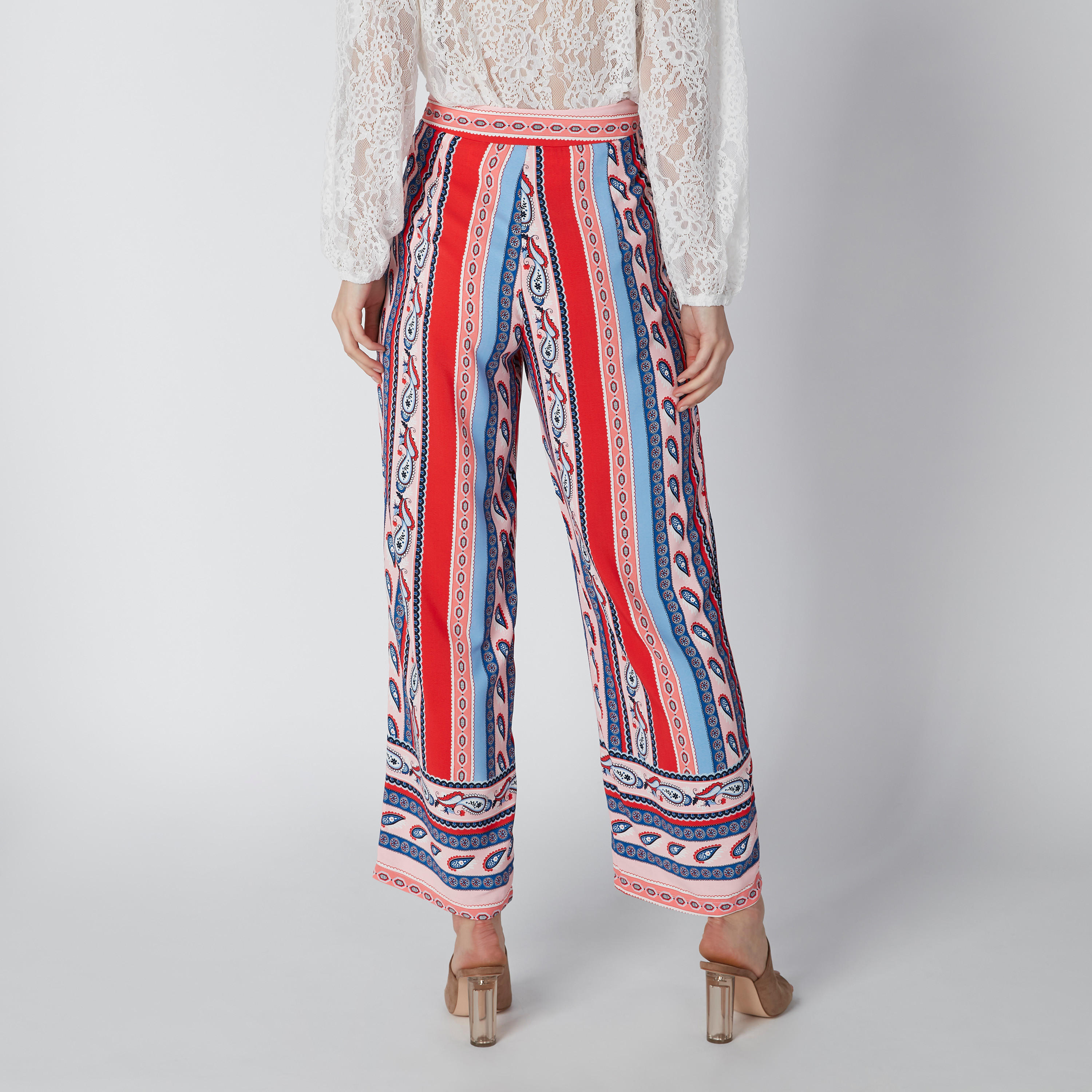 بنطال واسع وطويل بخصر مرن وطبعات-women-clothing-bottoms-trousers-image-2