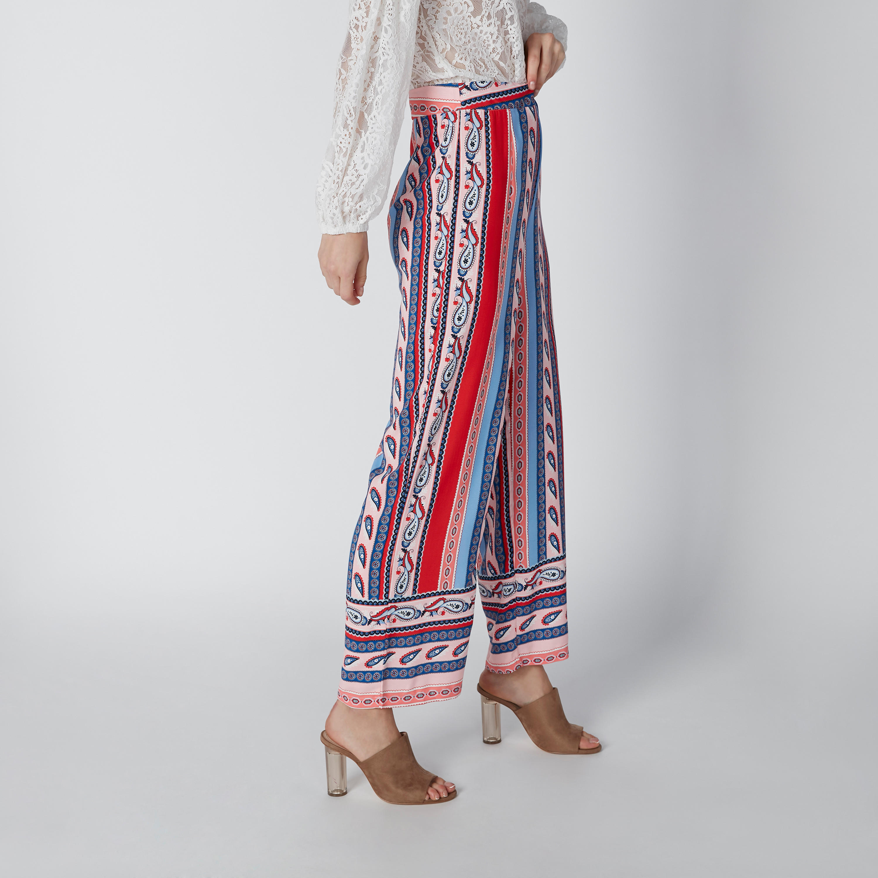 بنطال واسع وطويل بخصر مرن وطبعات-women-clothing-bottoms-trousers-image-4