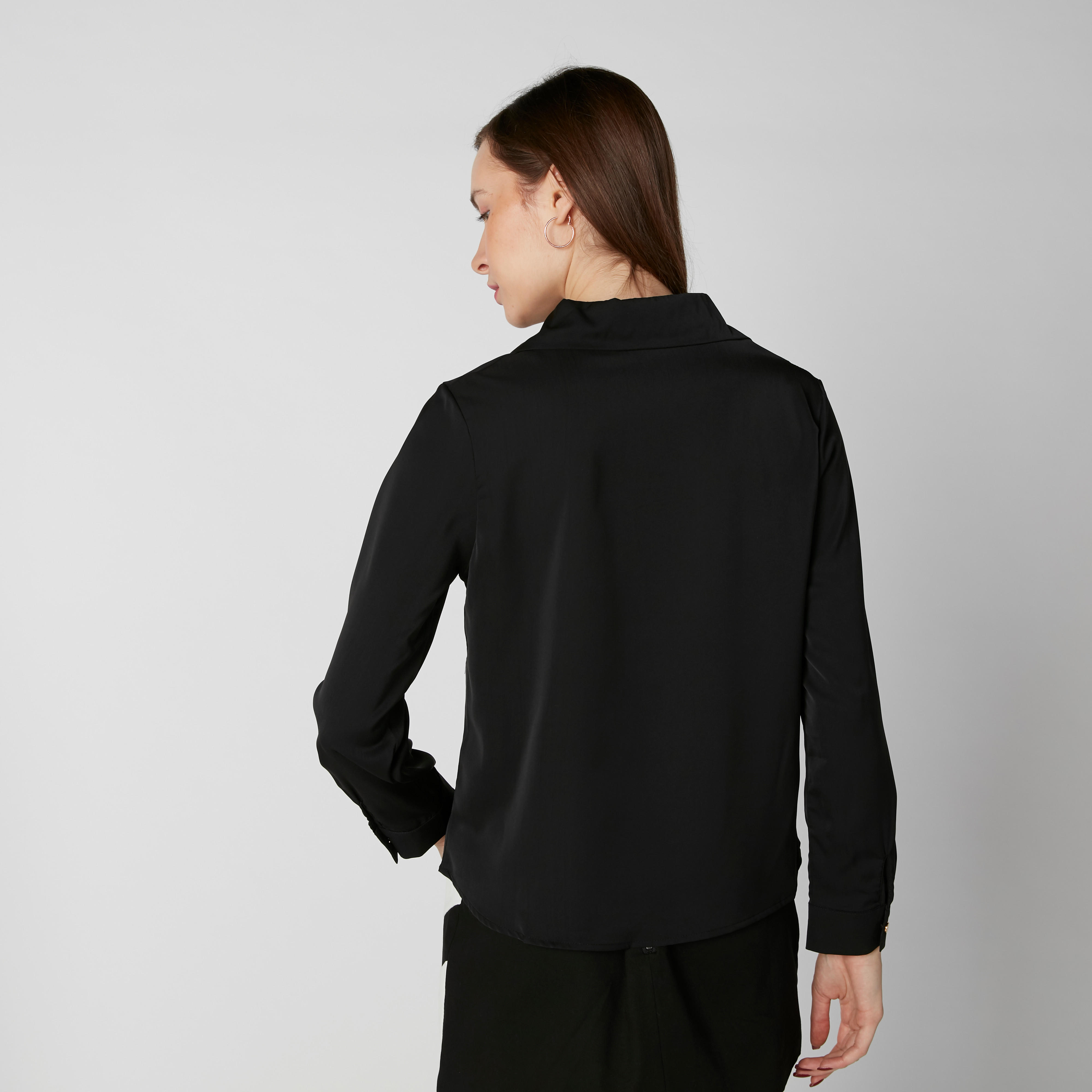 Solid Top with Long Sleeves in Regular Fit-women-clothing-shirtsandblouses-blouses-image-6
