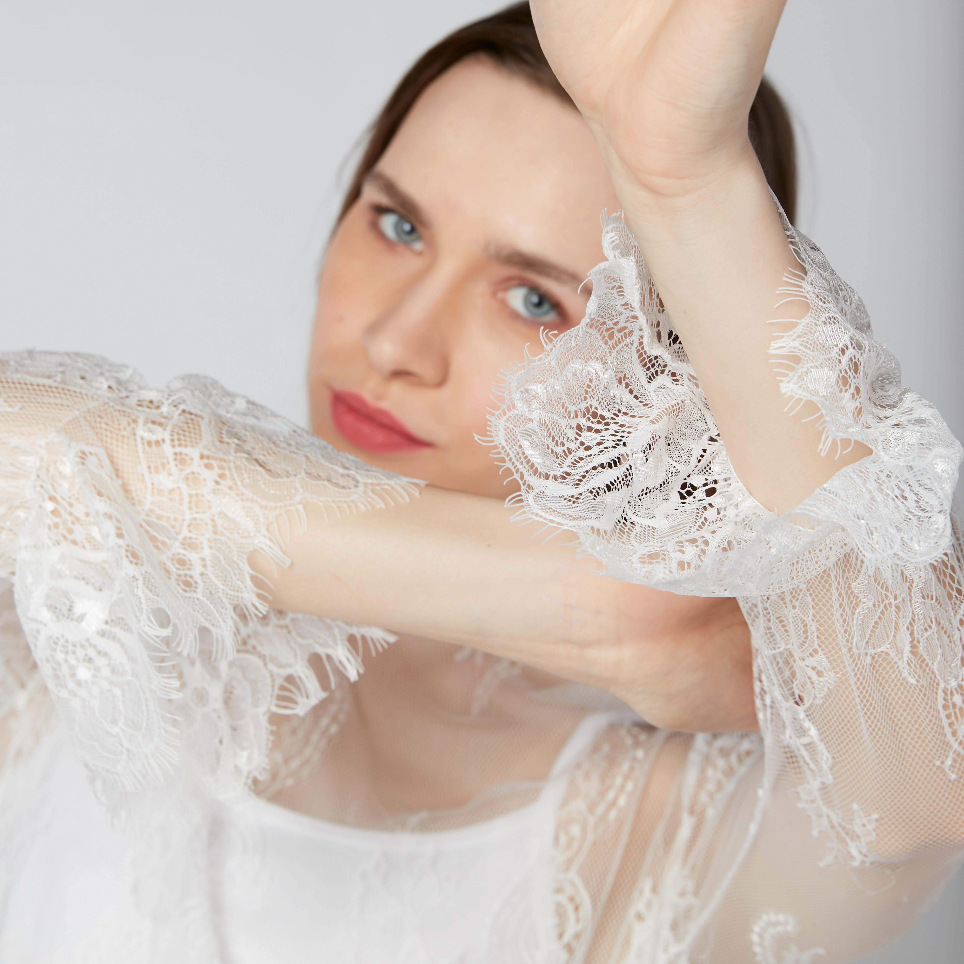Lace Detail Top with Long Sleeves-women-clothing-shirtsandblouses-blouses-image-1