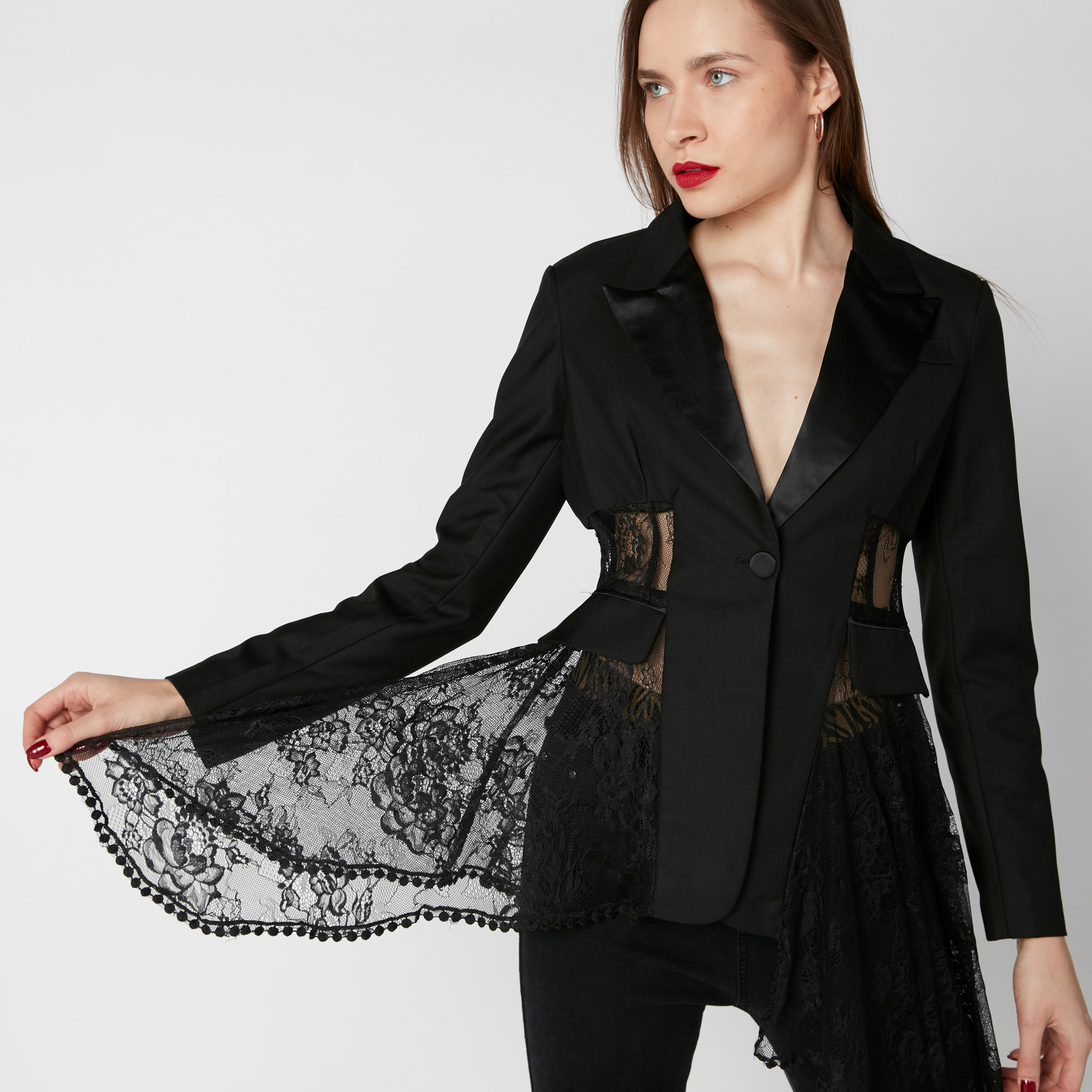 جاكيت بأكمام طويلة وتفاصيل دانتيل-women-clothing-coatsandjackets-blazers-image-5