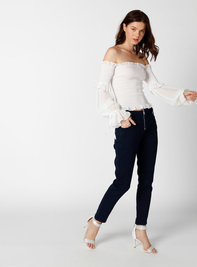 بنطال جينز طويل سكيني فيت بجيوب-women-clothing-bottoms-jeans-image-1