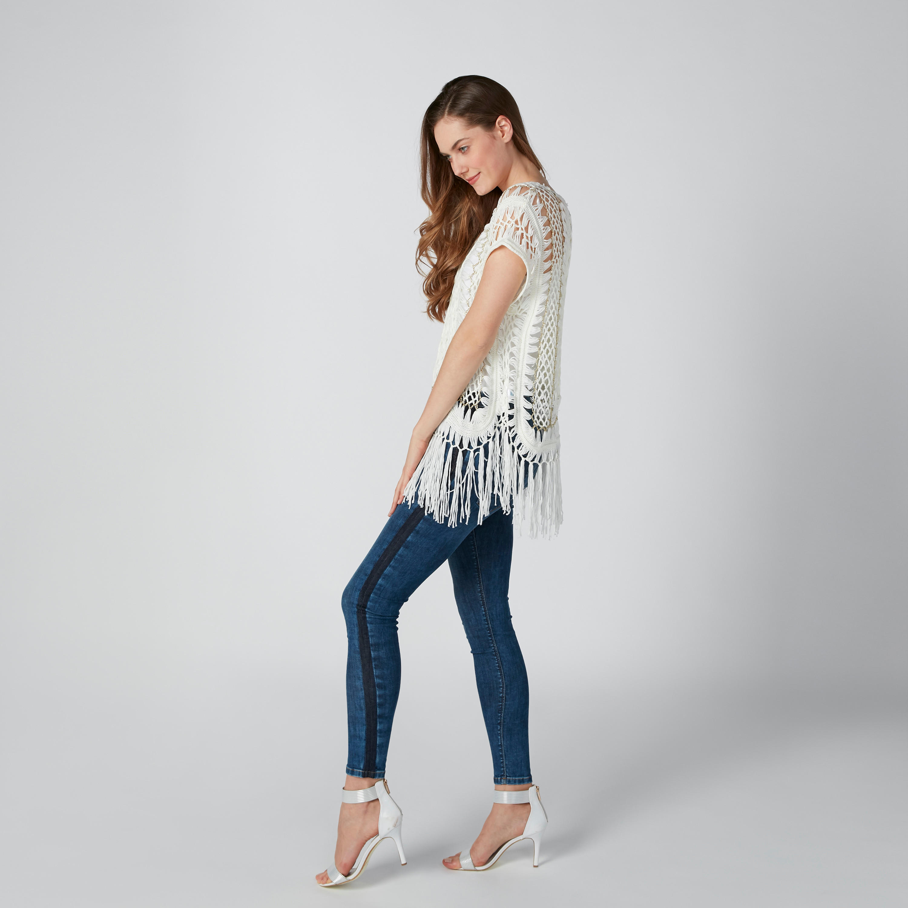 بلوزة بحر بياقة مستديرة وشراشيب-women-clothing-shirtsandblouses-blouses-image-3