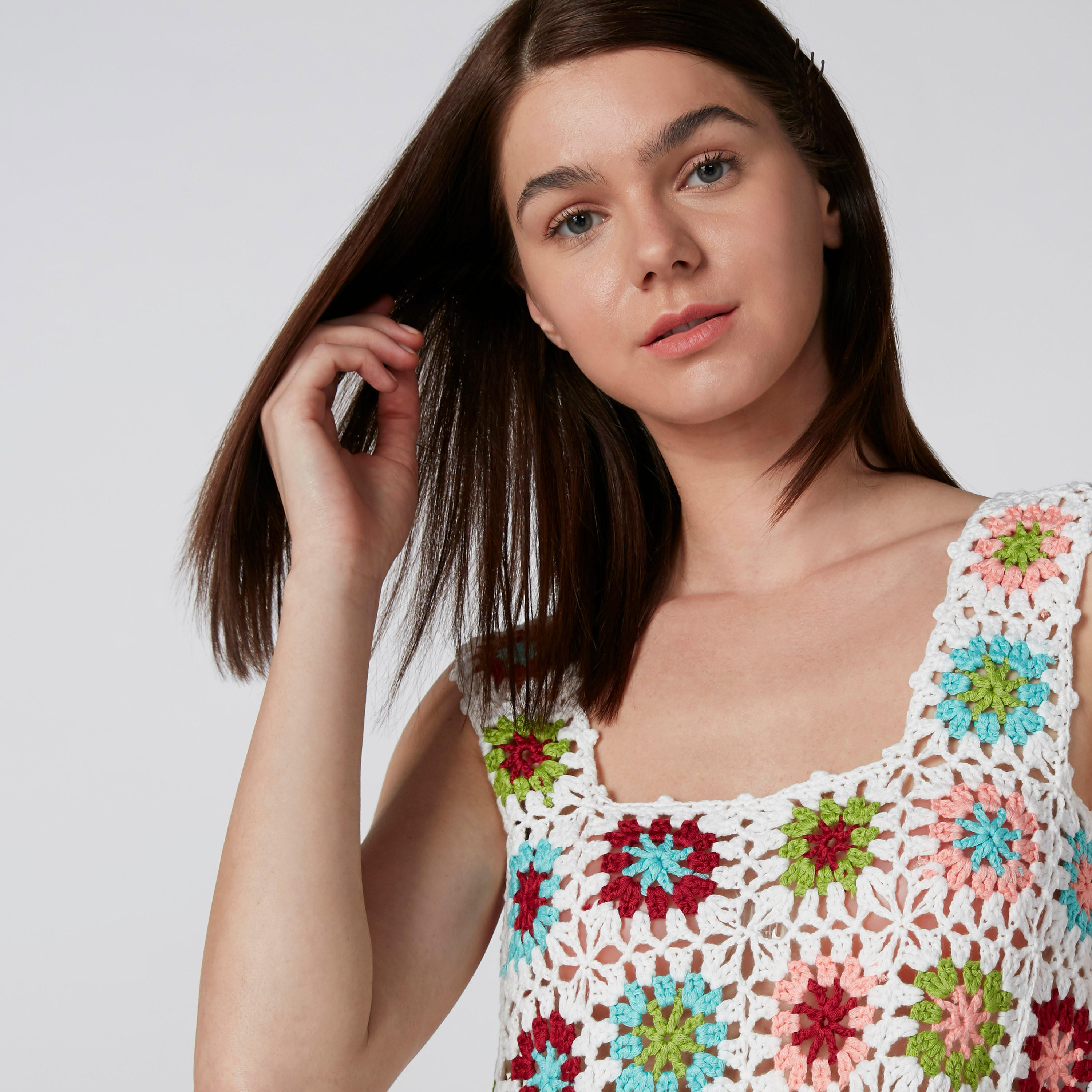 Textured Sleeveless Beachwear Top-women-clothing-tshirts-image-4