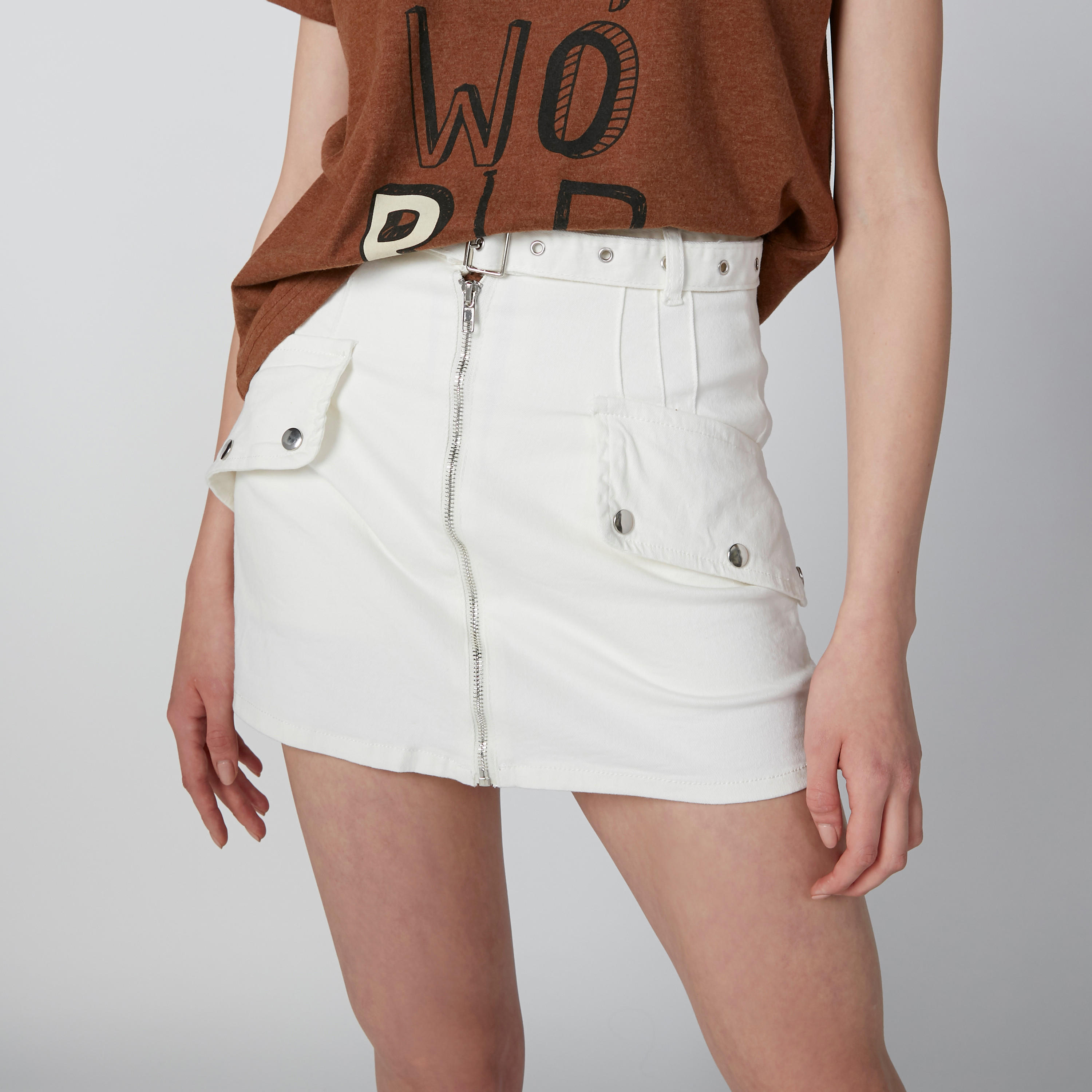 Solid Denim Mini Skirt with Zip Closure-women-clothing-bottoms-skirts-image-4