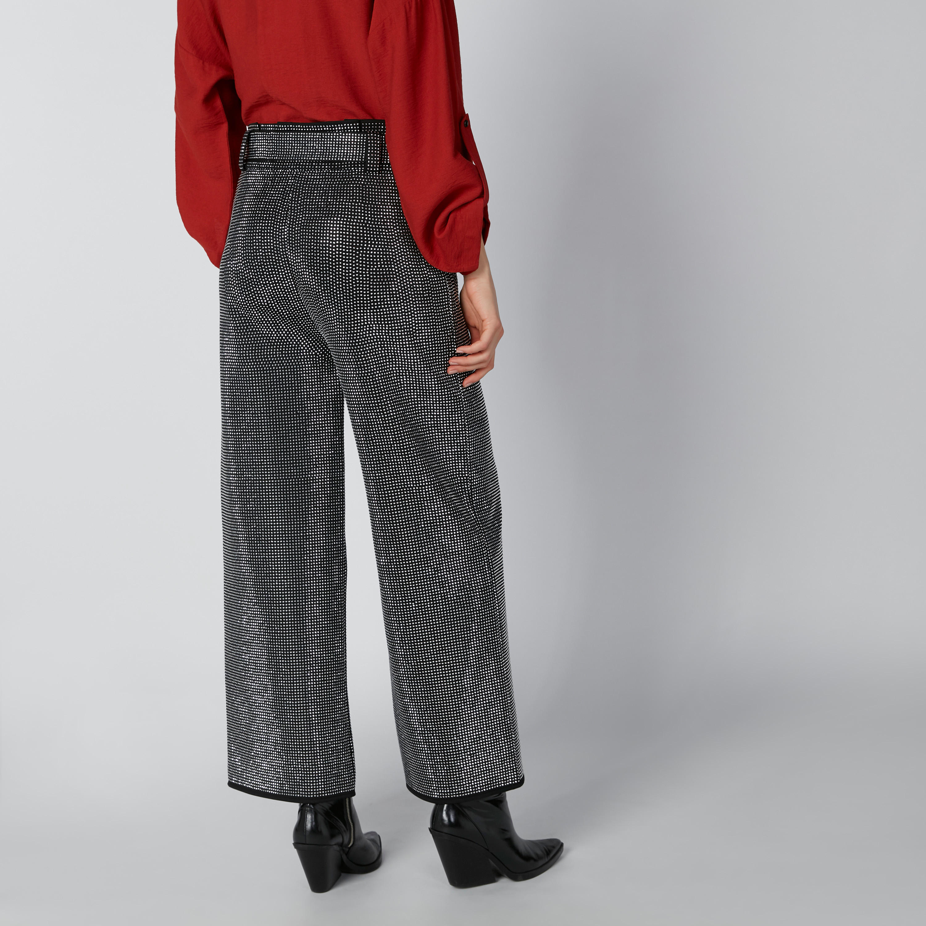 Mid-Waist Textured Palazzo Pants-women-clothing-bottoms-trousers-image-3
