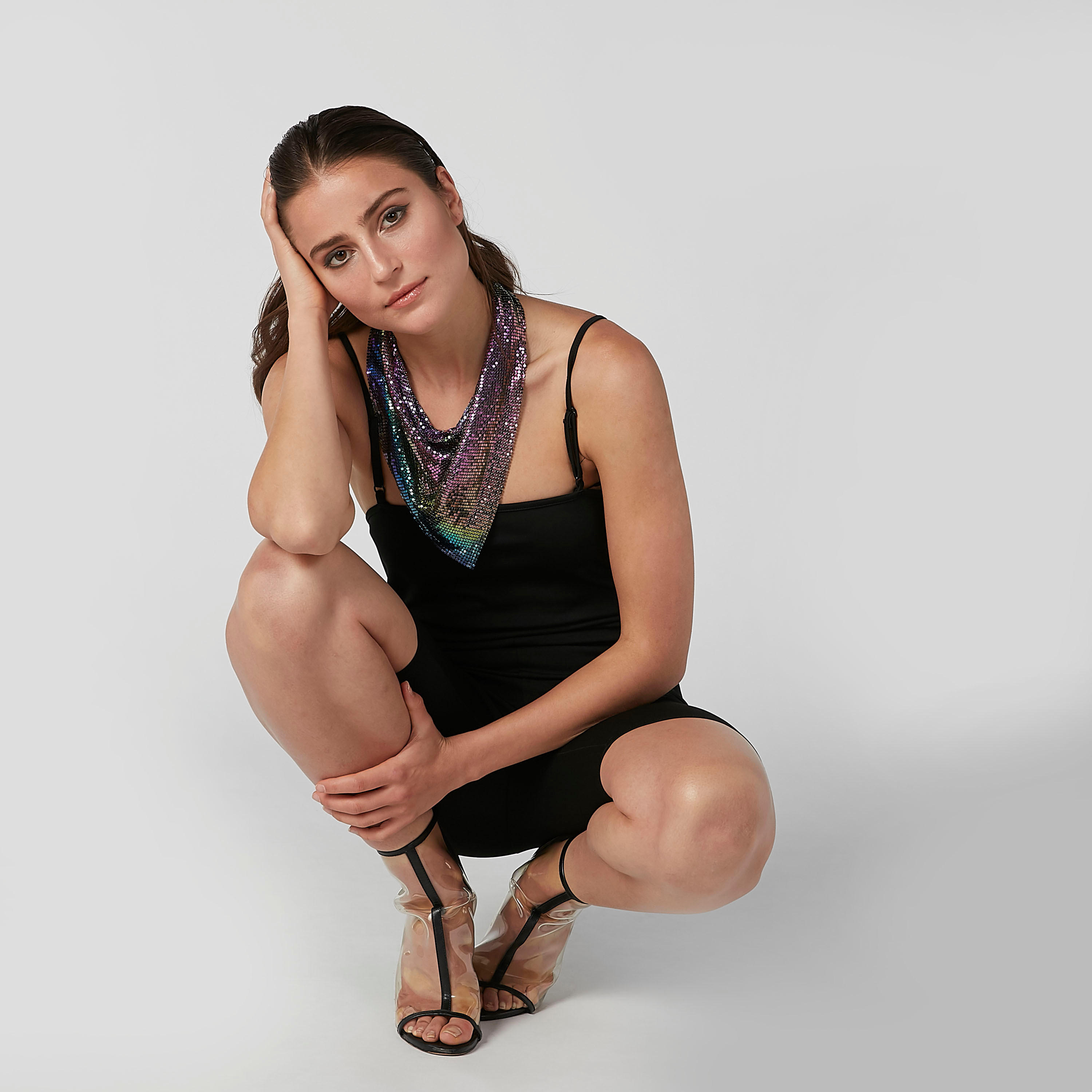 Plain Playsuit with Adjustable Spaghetti Straps-women-clothing-jumpsuits-image-3