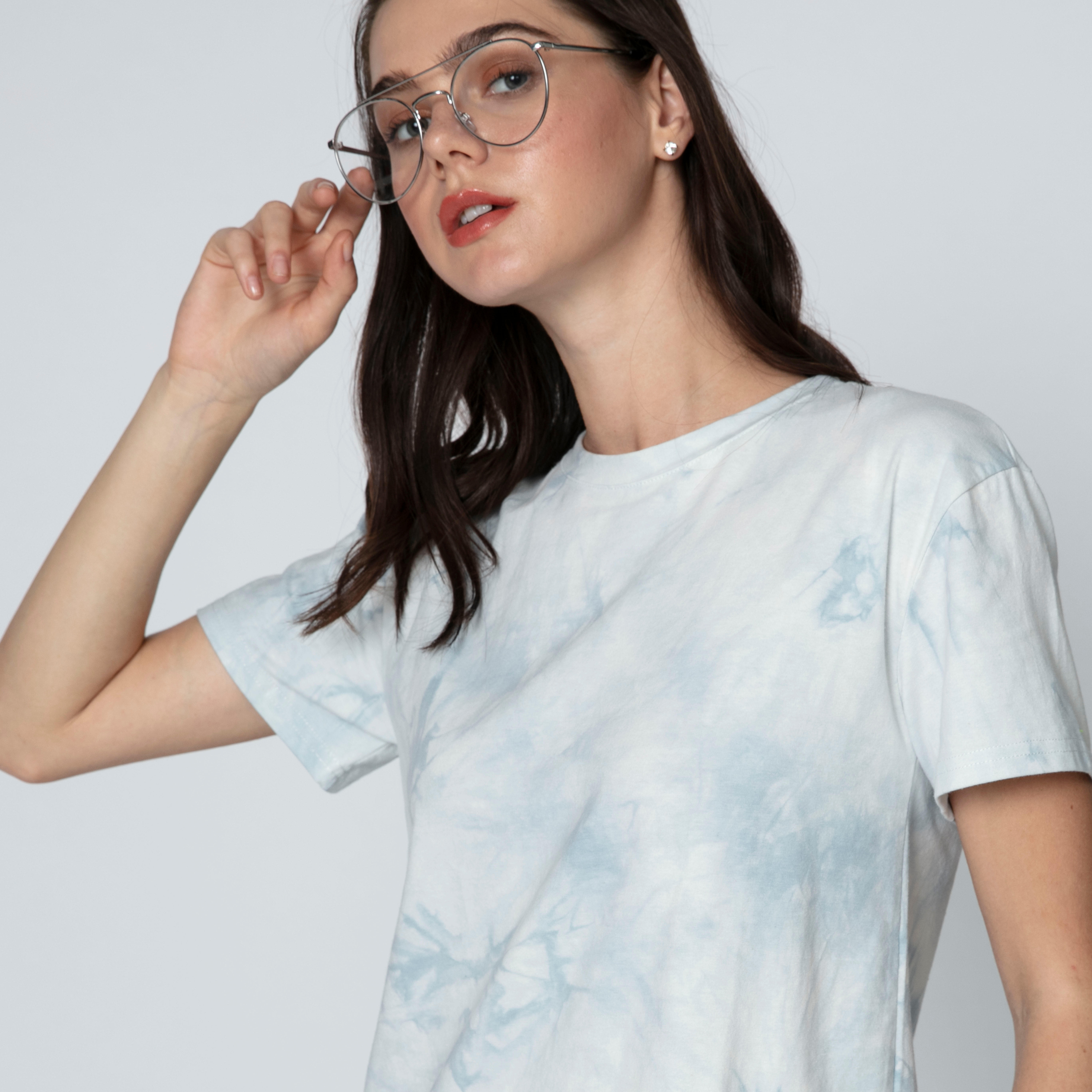 تيشيرت بياقة مستديرة وأكمام قصيرة وطبعات-women-clothing-tshirts-image-5
