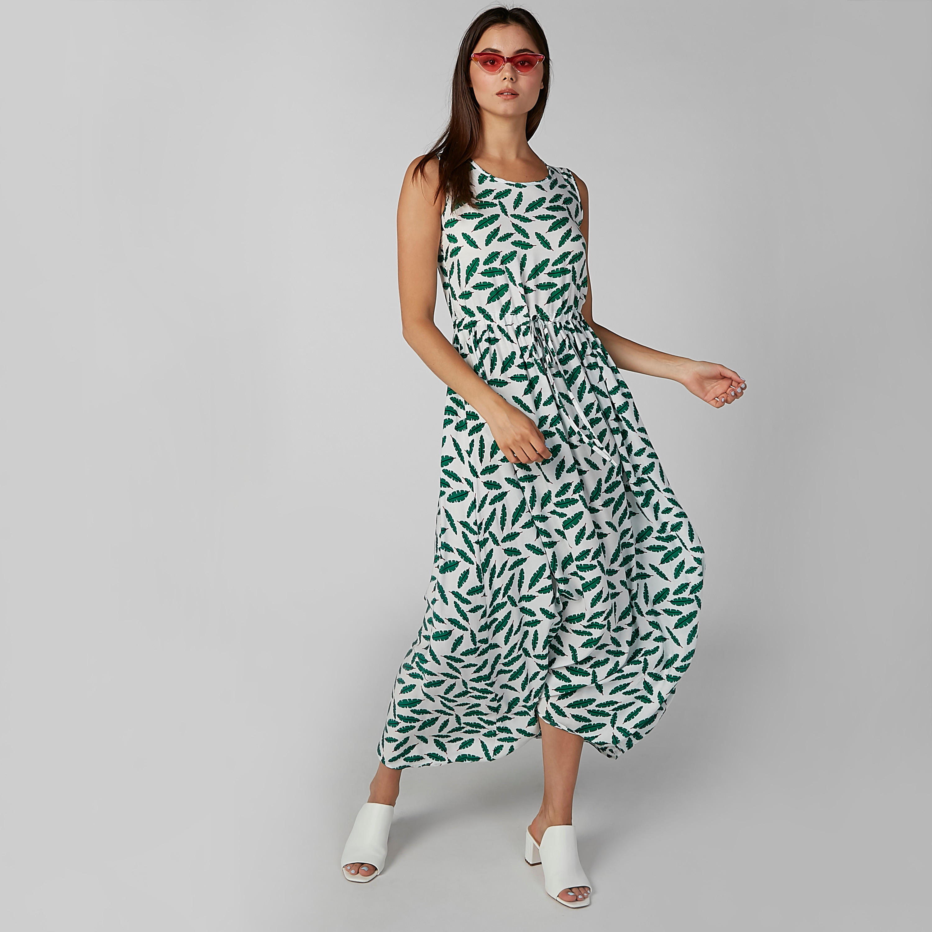 فستان إيه لاين طويل دون أكمام بطبعات-women-clothing-dresses-image-5