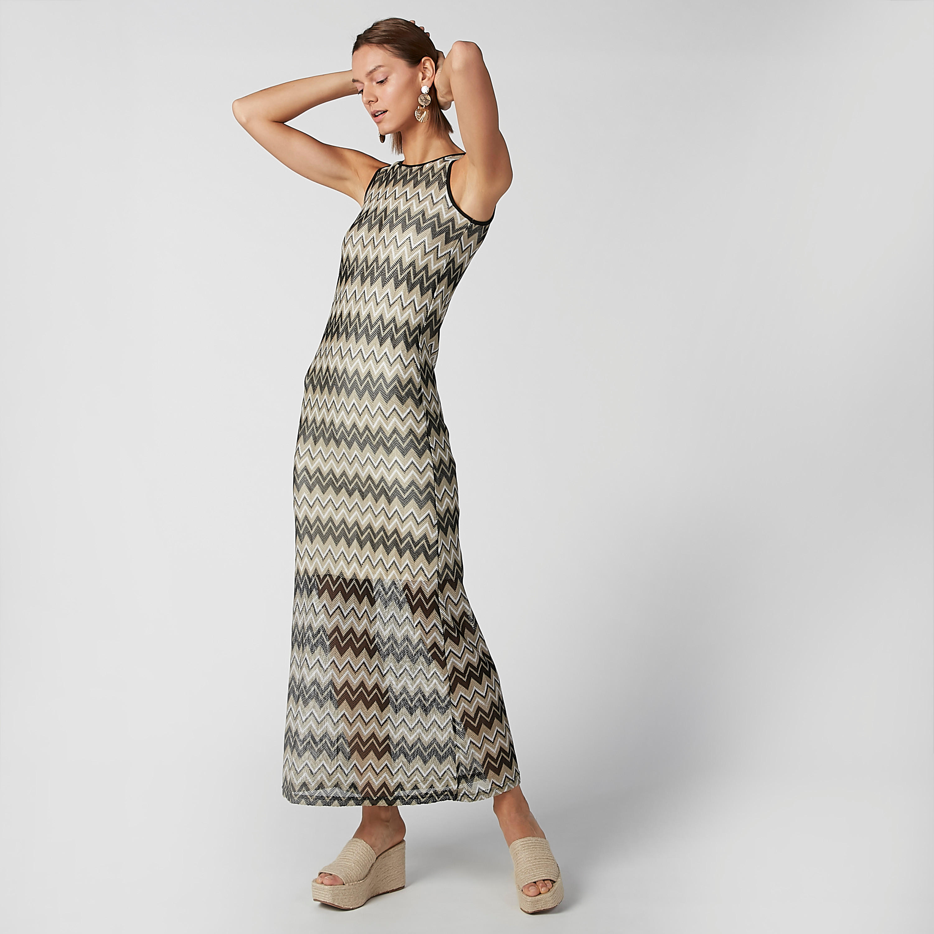 فستان إيه لاين طويل دون أكمام بياقة قارب وطبعات-women-clothing-dresses-image-1