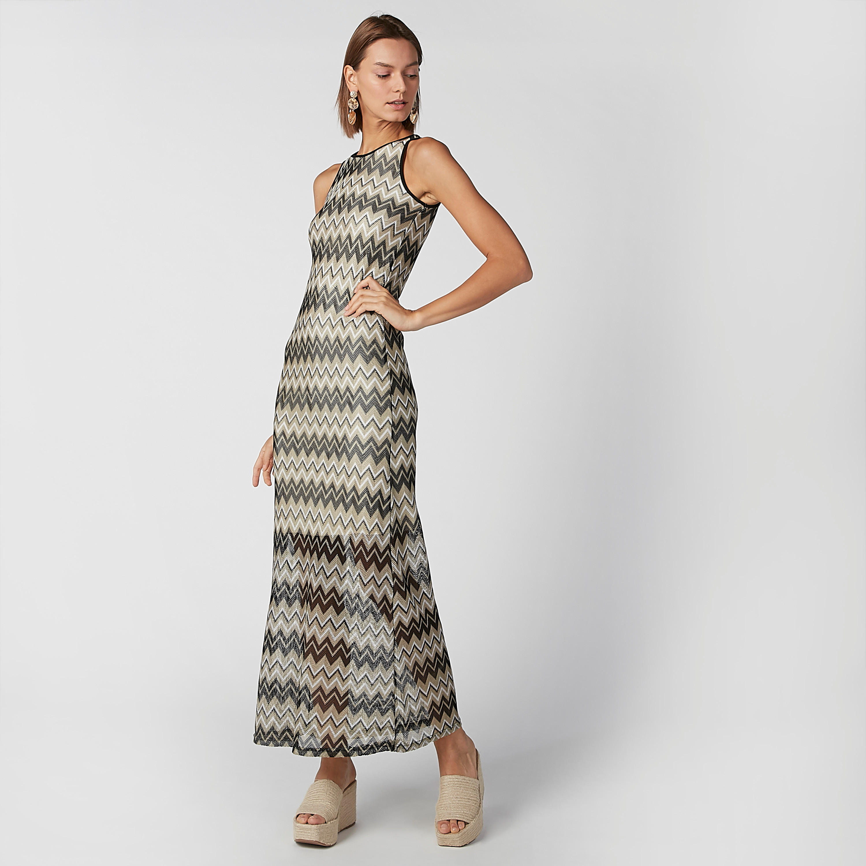 فستان إيه لاين طويل دون أكمام بياقة قارب وطبعات-women-clothing-dresses-image-5