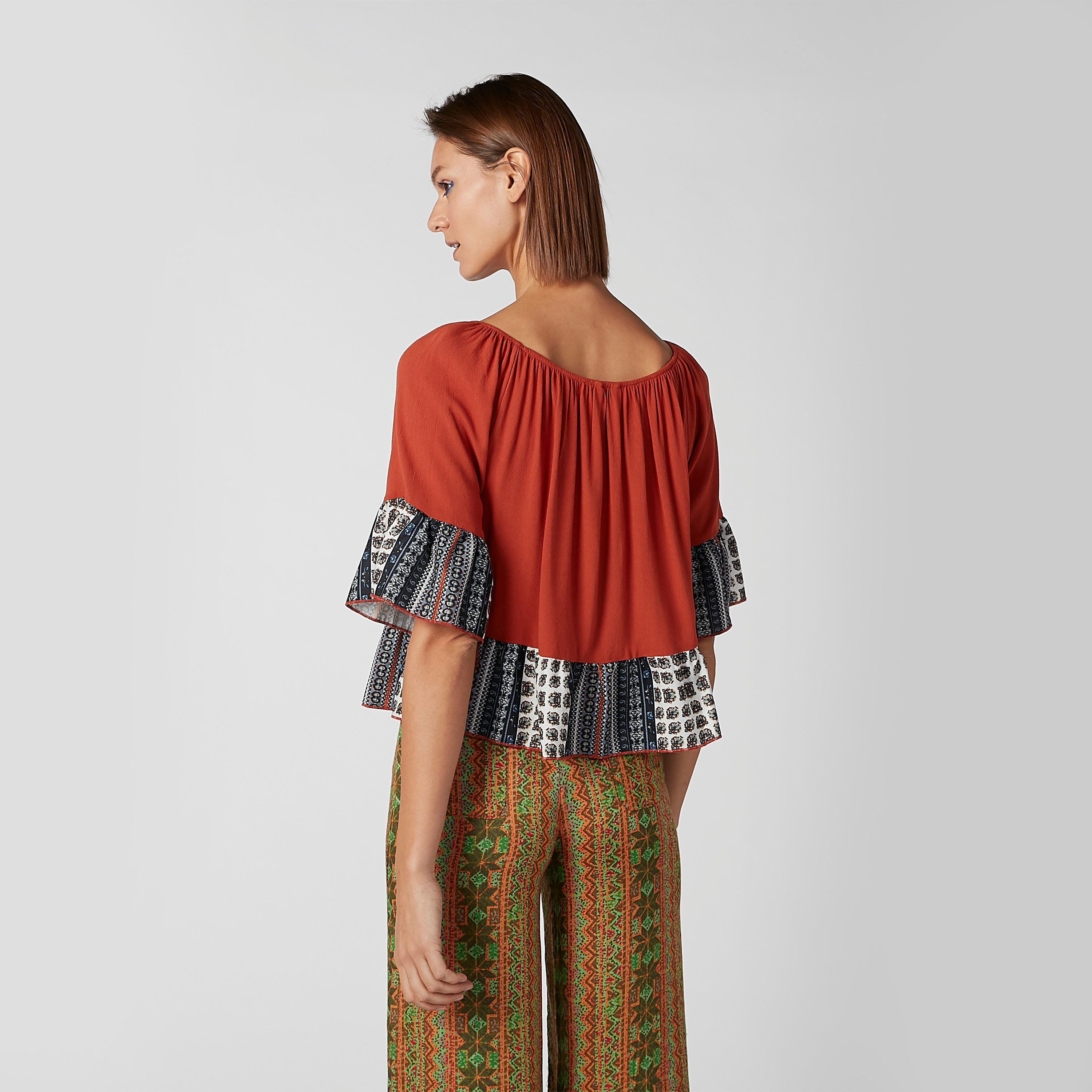 بلوزة قصيرة بأكمام واسعة وأربطة وطبعات-women-clothing-shirtsandblouses-blouses-image-4